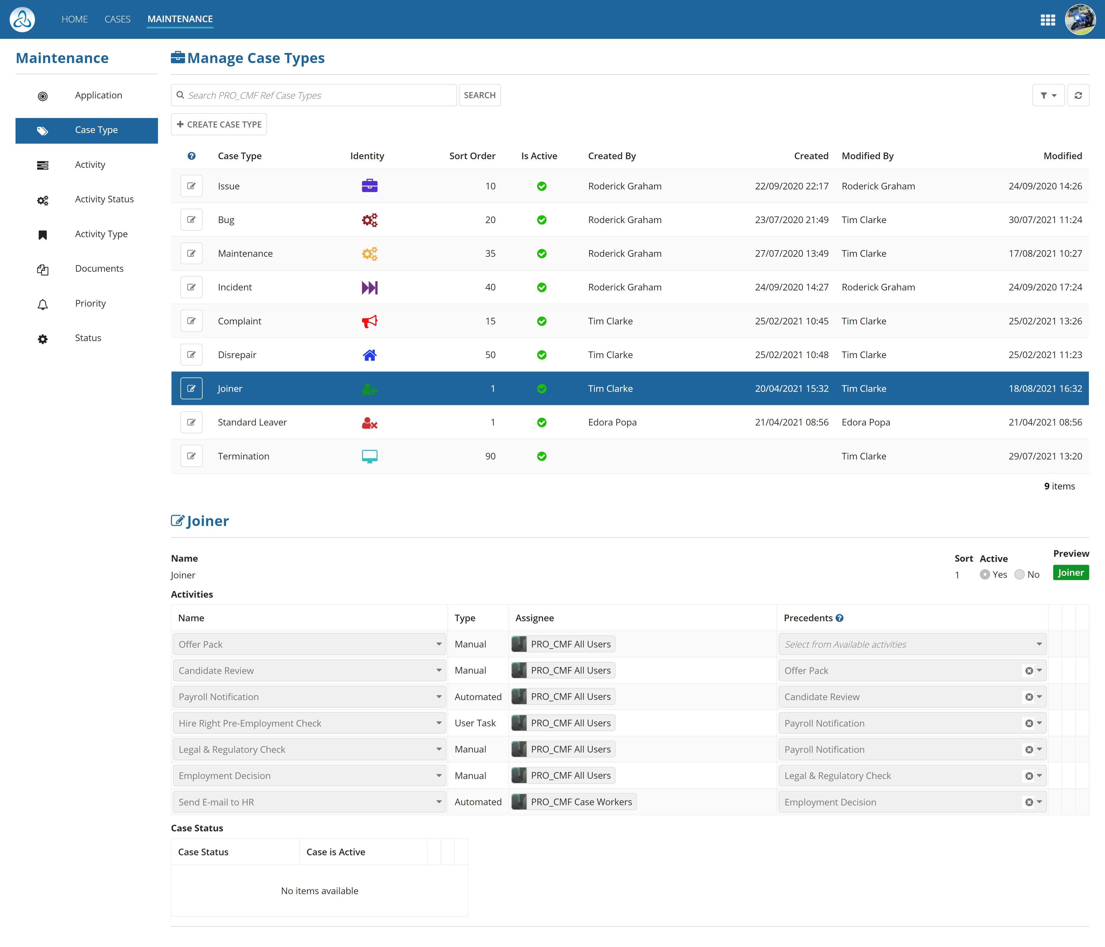 Dynamic Case Management Framework screenshot 7