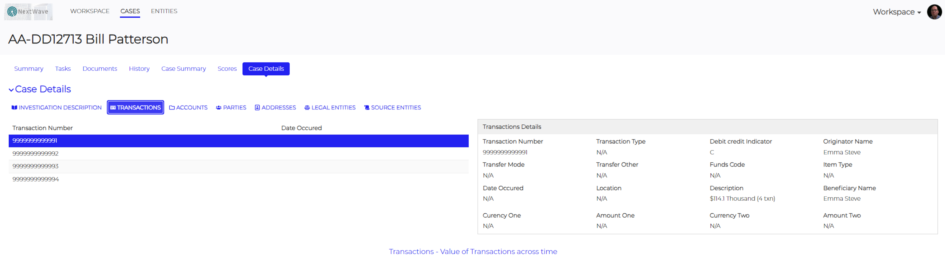 Quantexa Case Manager screenshot 5