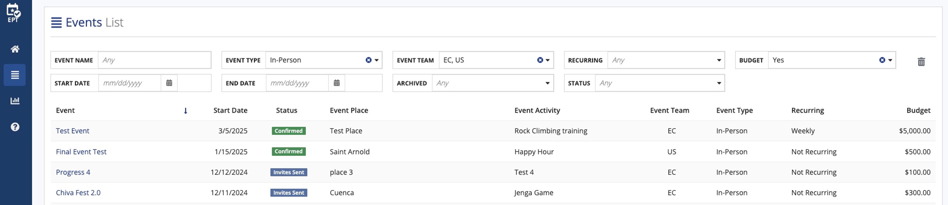 Events Planner and Tracker screenshot 7