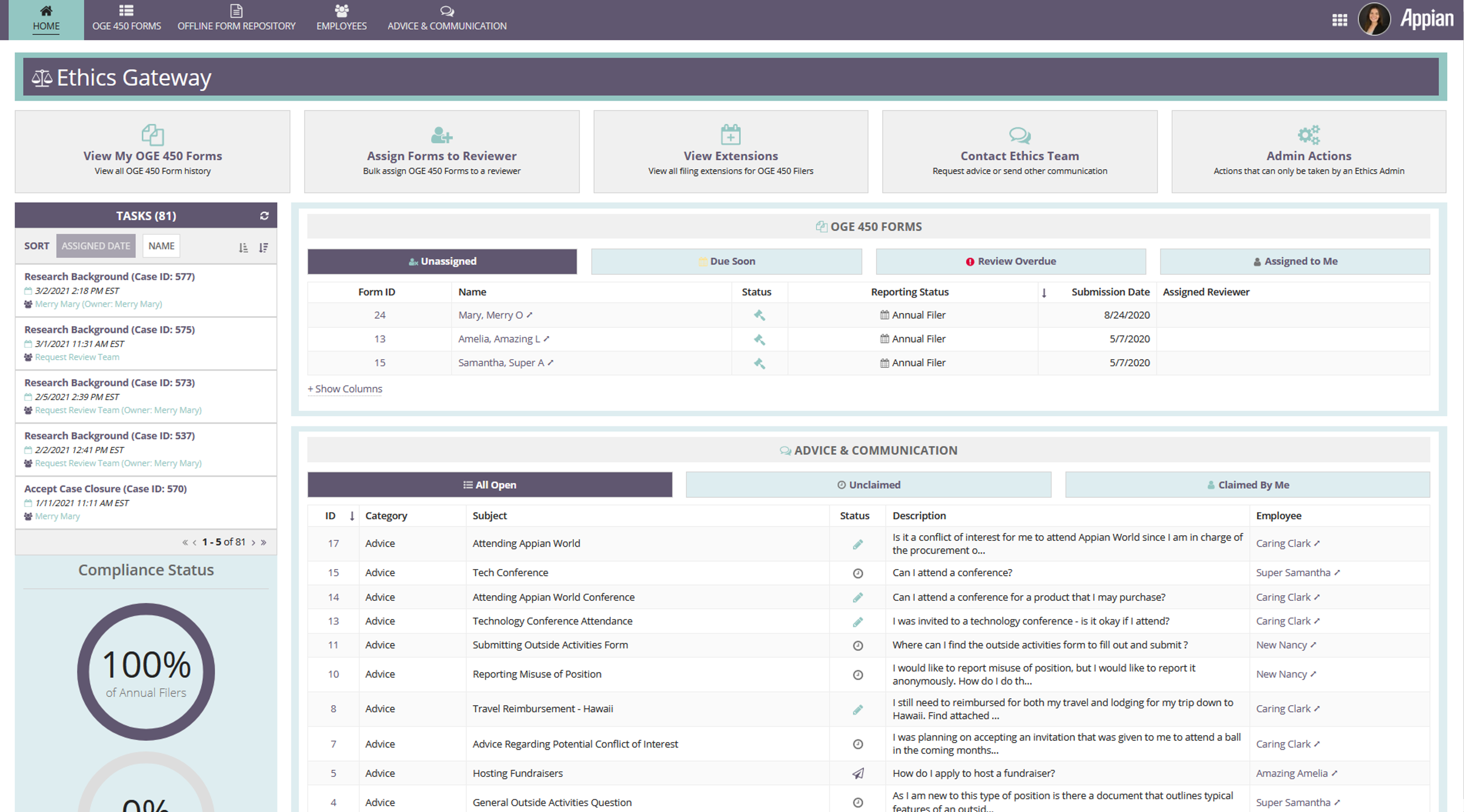 Ethics Gateway screenshot 3