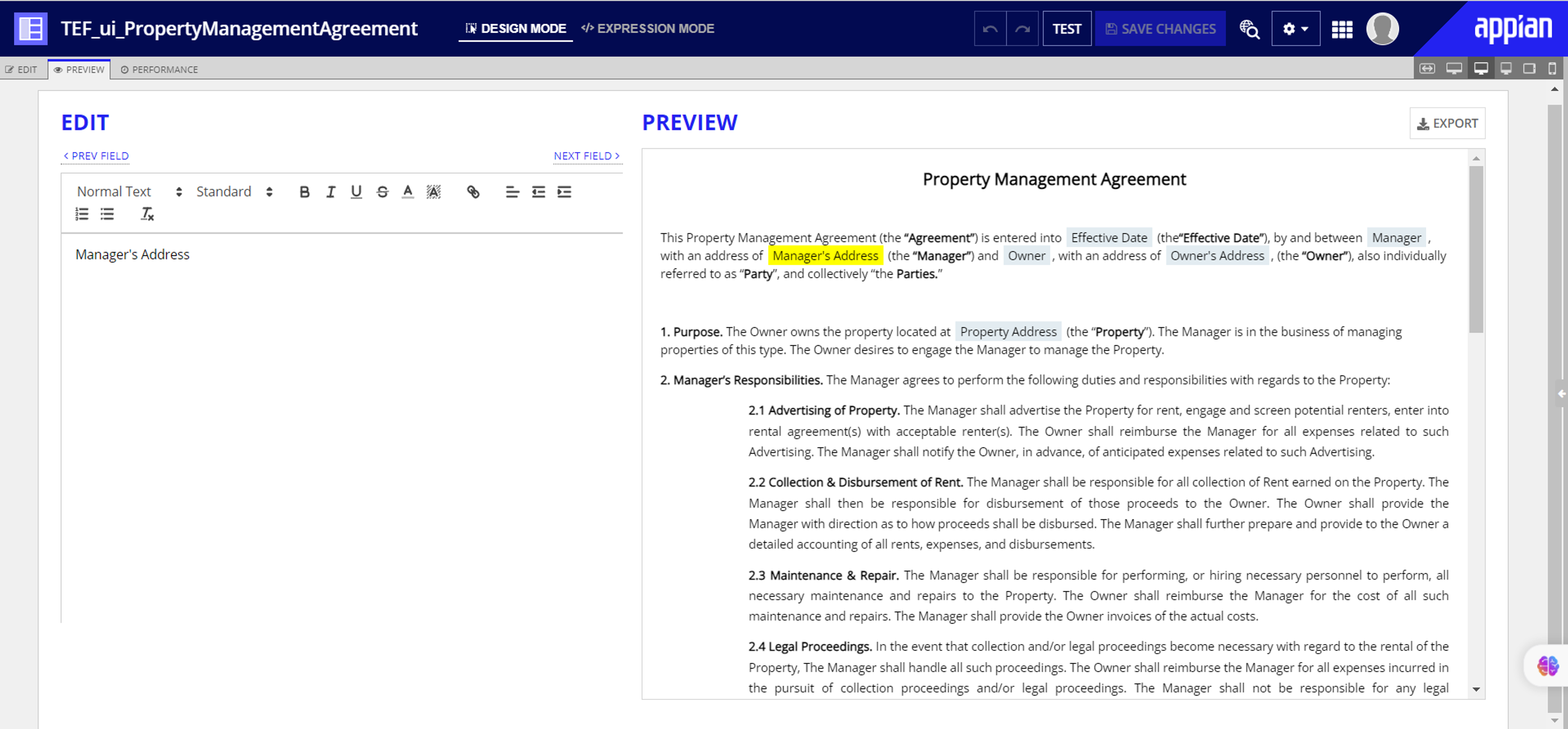 templateEditorField screenshot 1