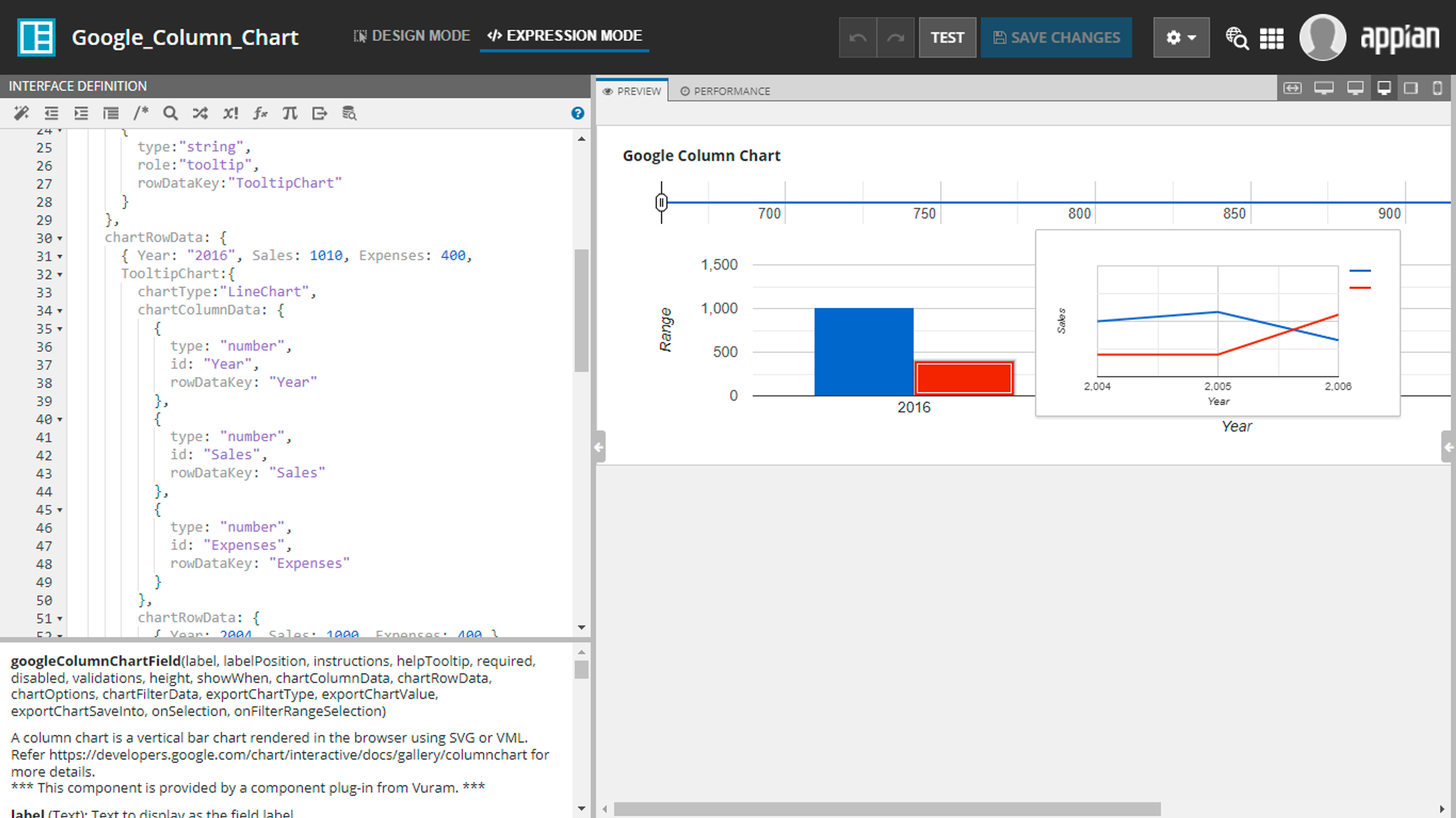 Google Charts Component screenshot 7
