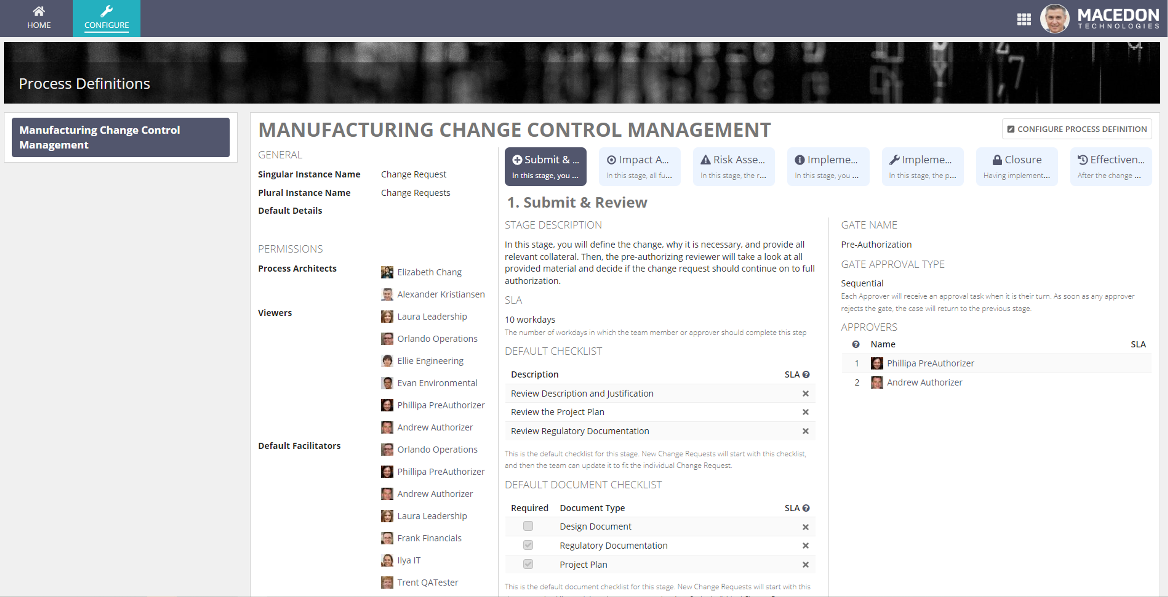 Manufacturing Change Control Management screenshot 6