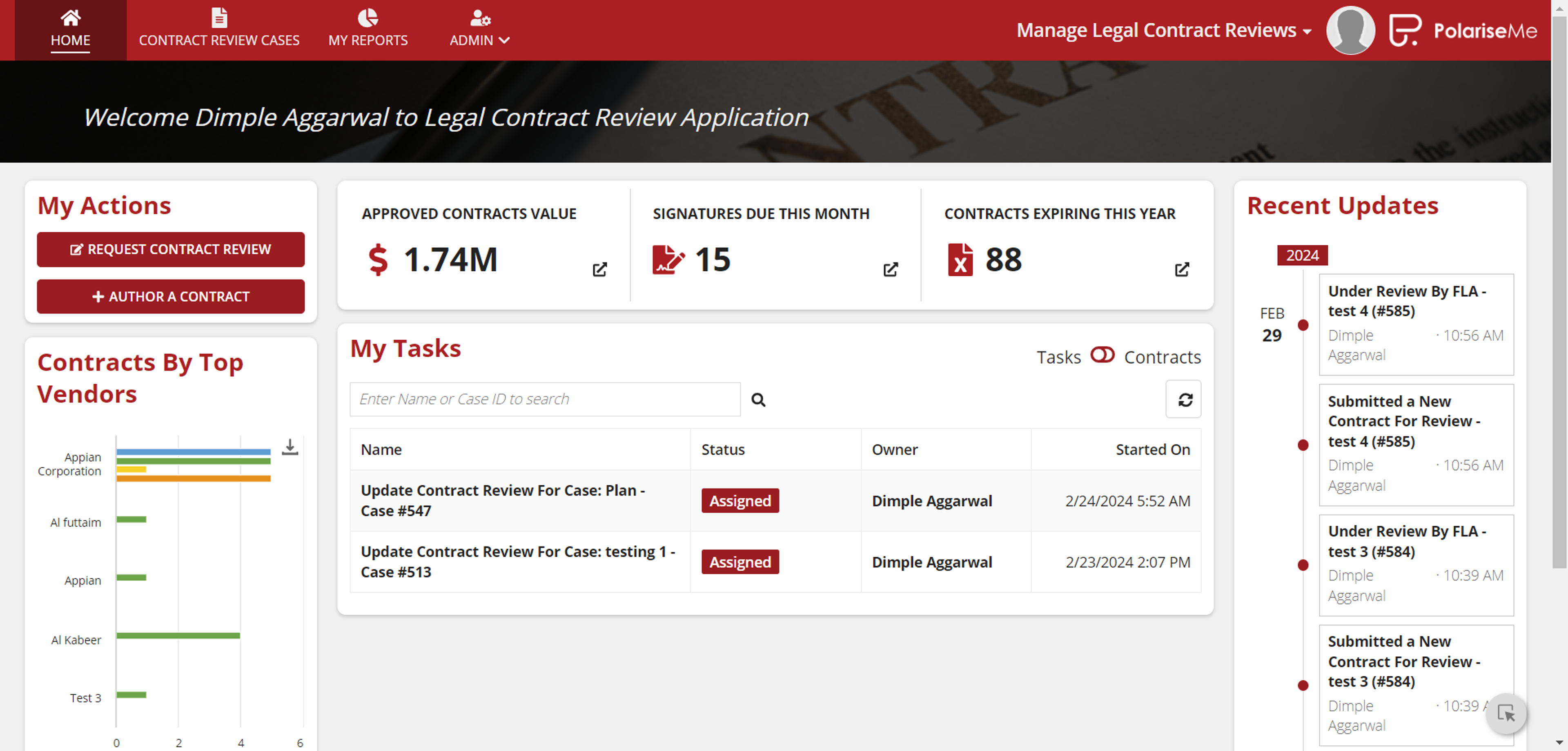Legal Contract Review screenshot 1