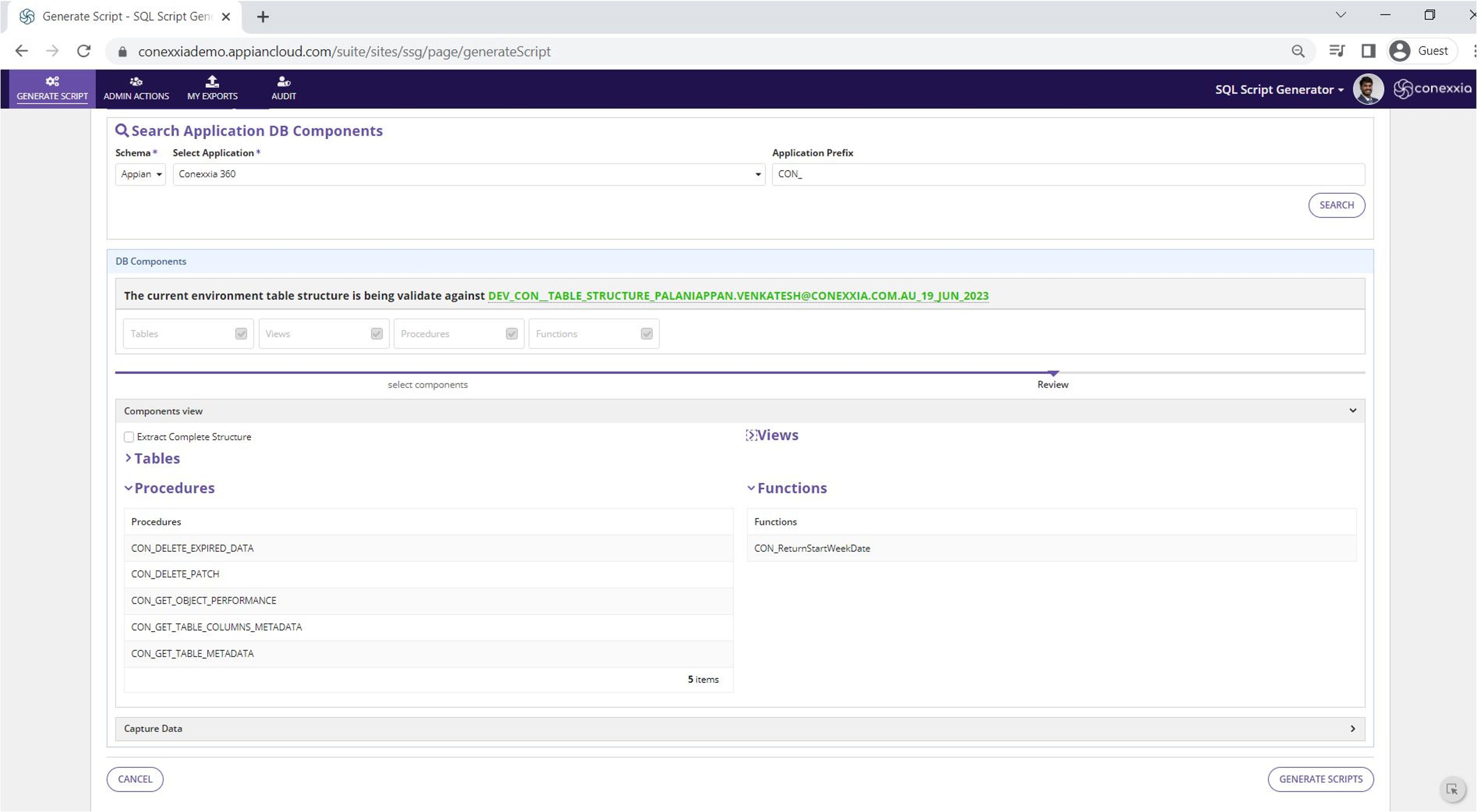 SQL Script Generator screenshot 3