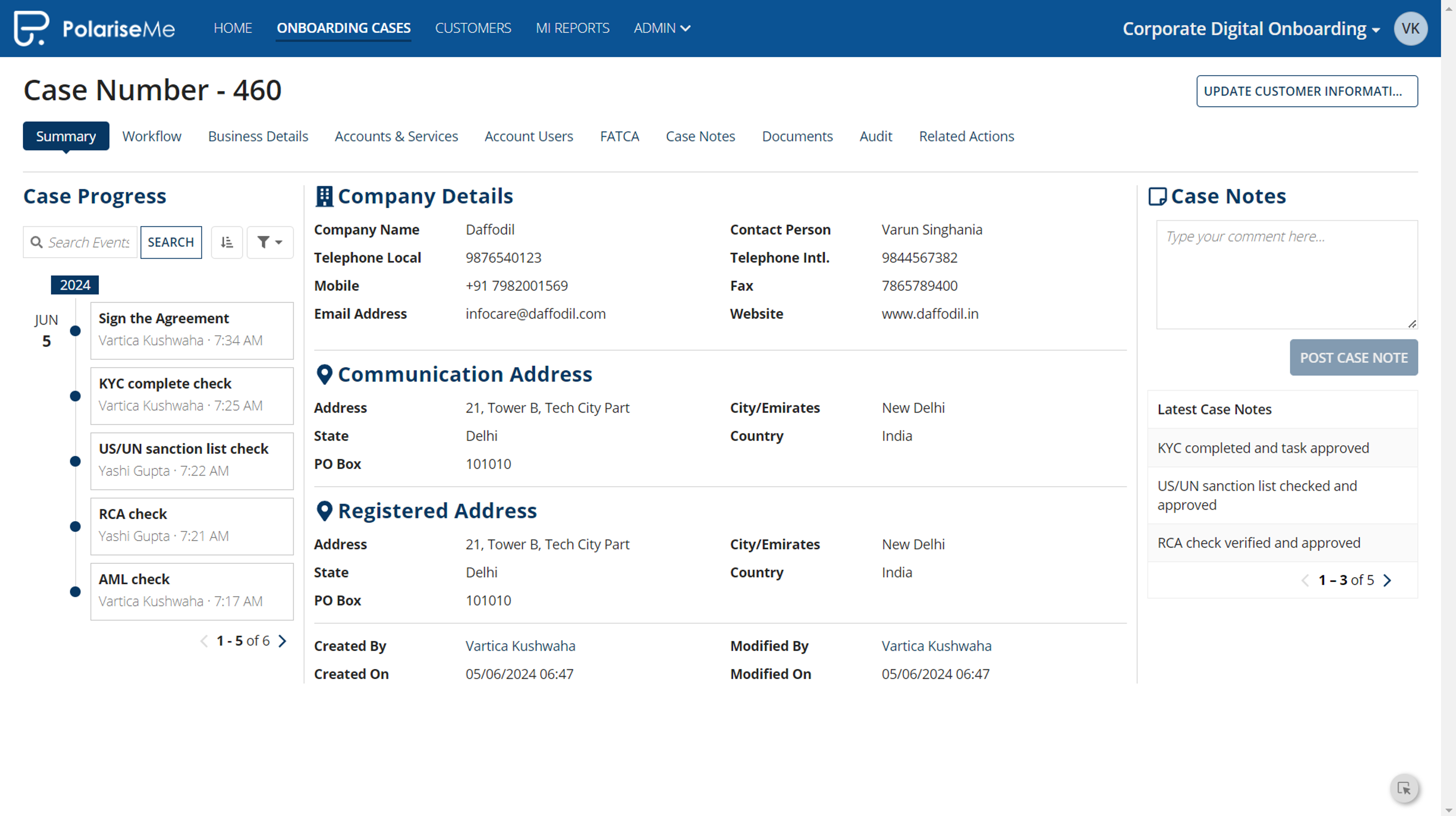 Digital Onboarding for Corporate Banking screenshot 6