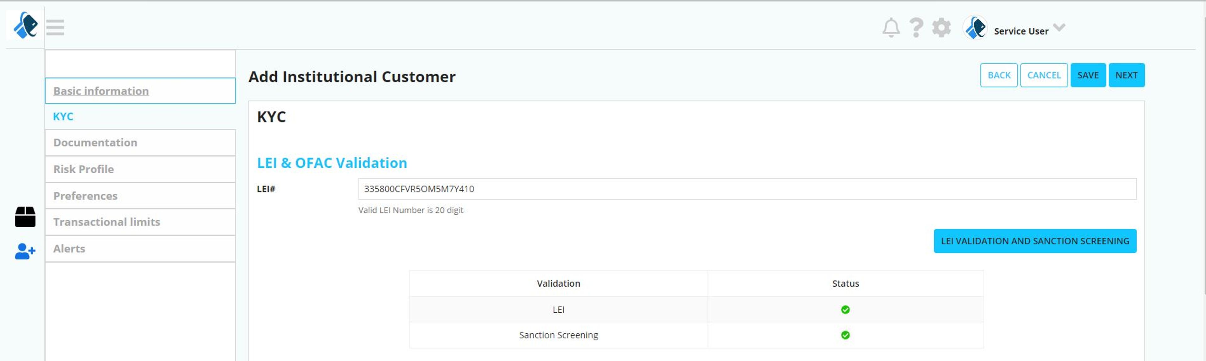 Client onboarding with real time KYC  screenshot 3