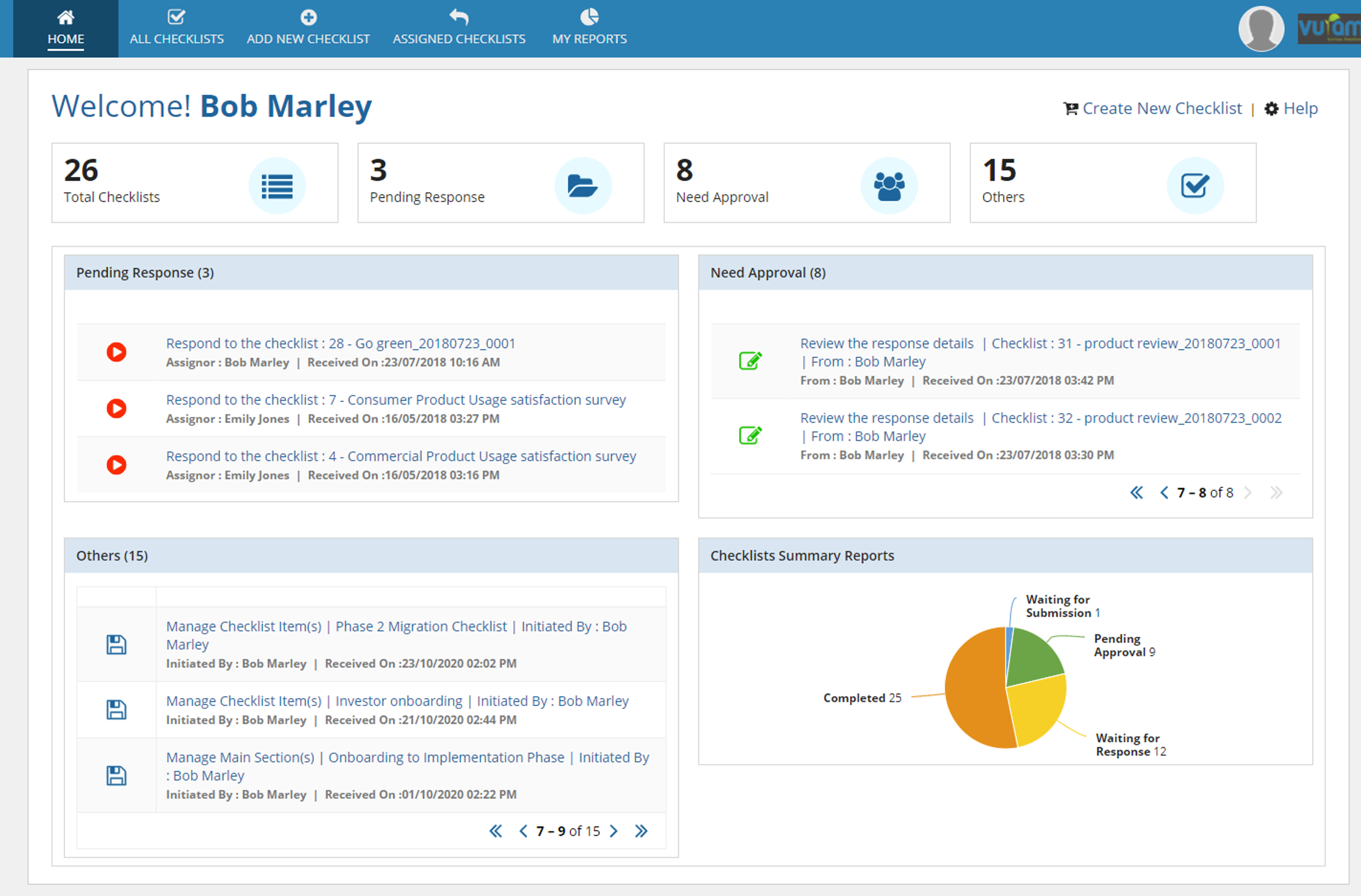 Checklist Automation System screenshot 1