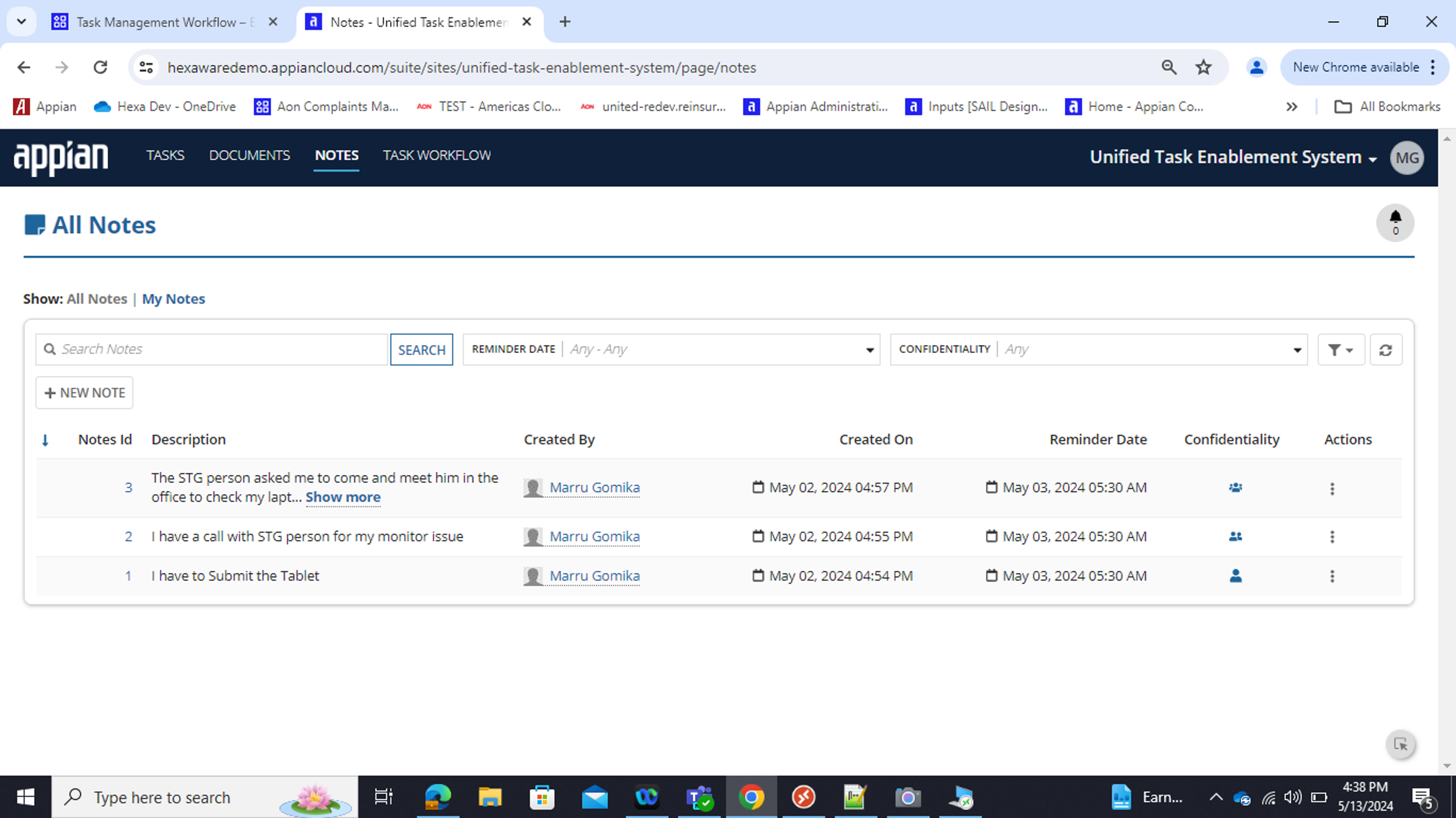 Unified Task Enablement System screenshot 7