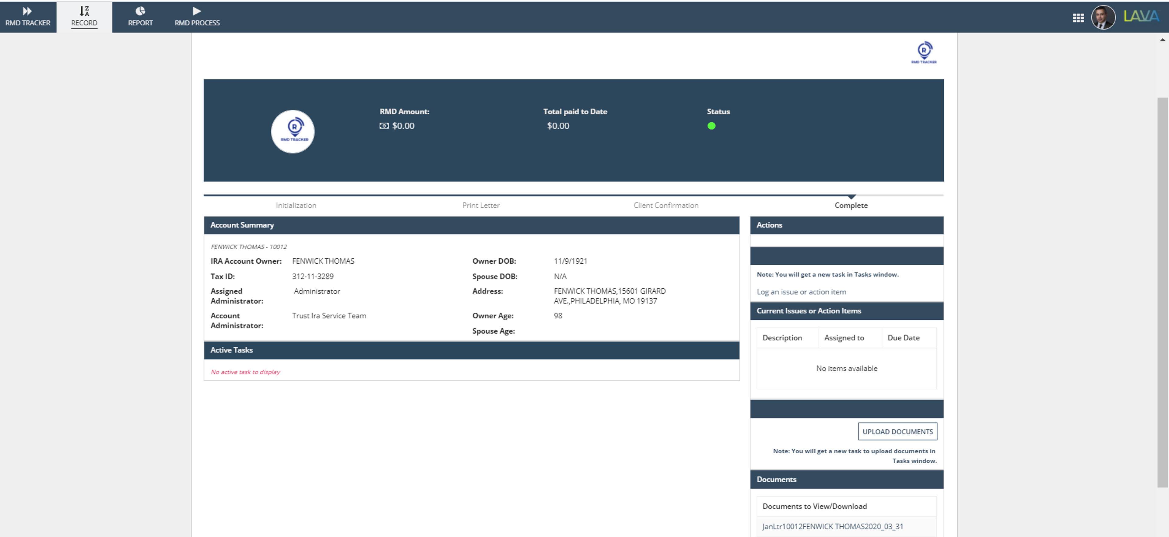 RMD Tracker screenshot 6