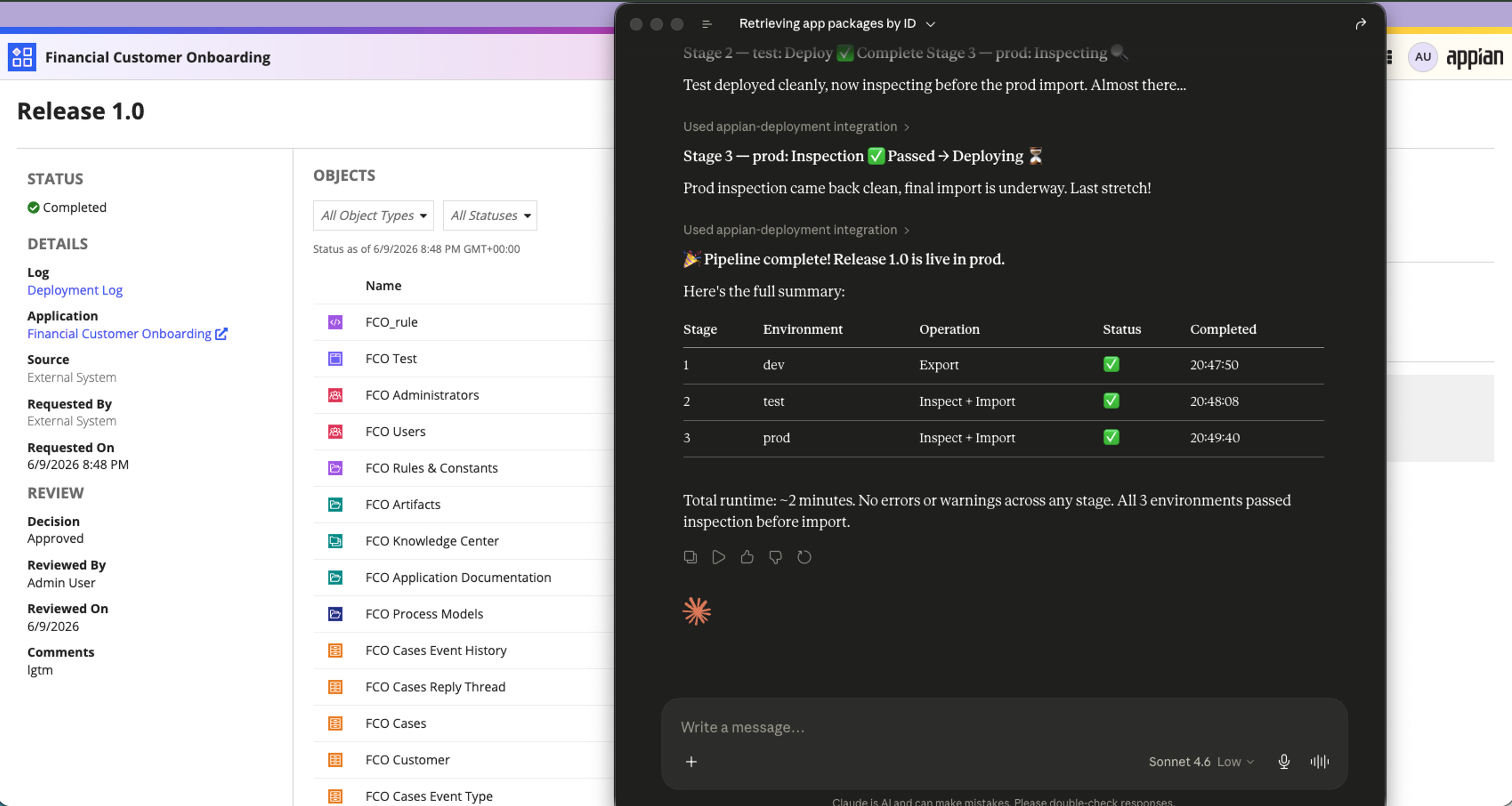 Appian Deployment MCP screenshot 3