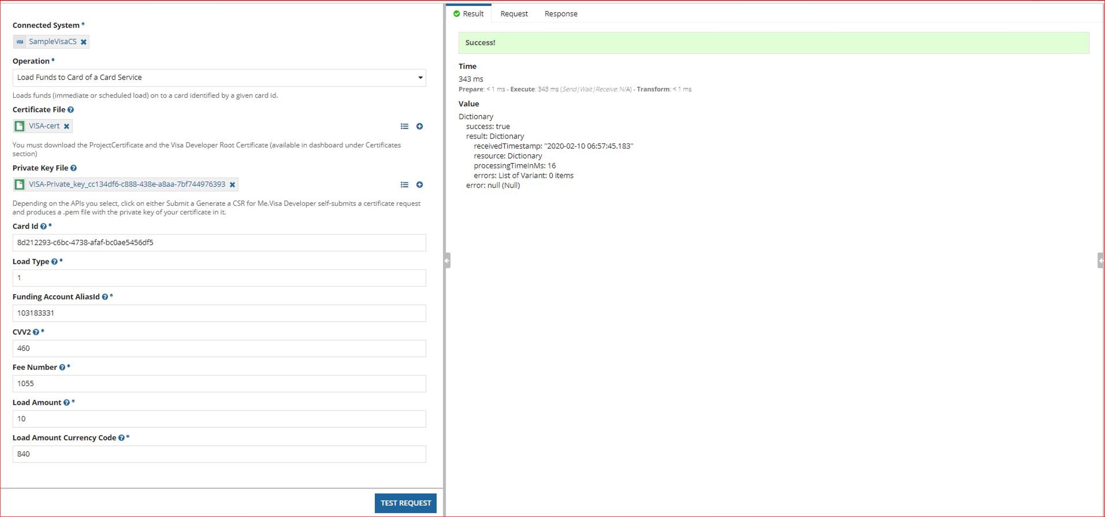Visa Connected System screenshot 1