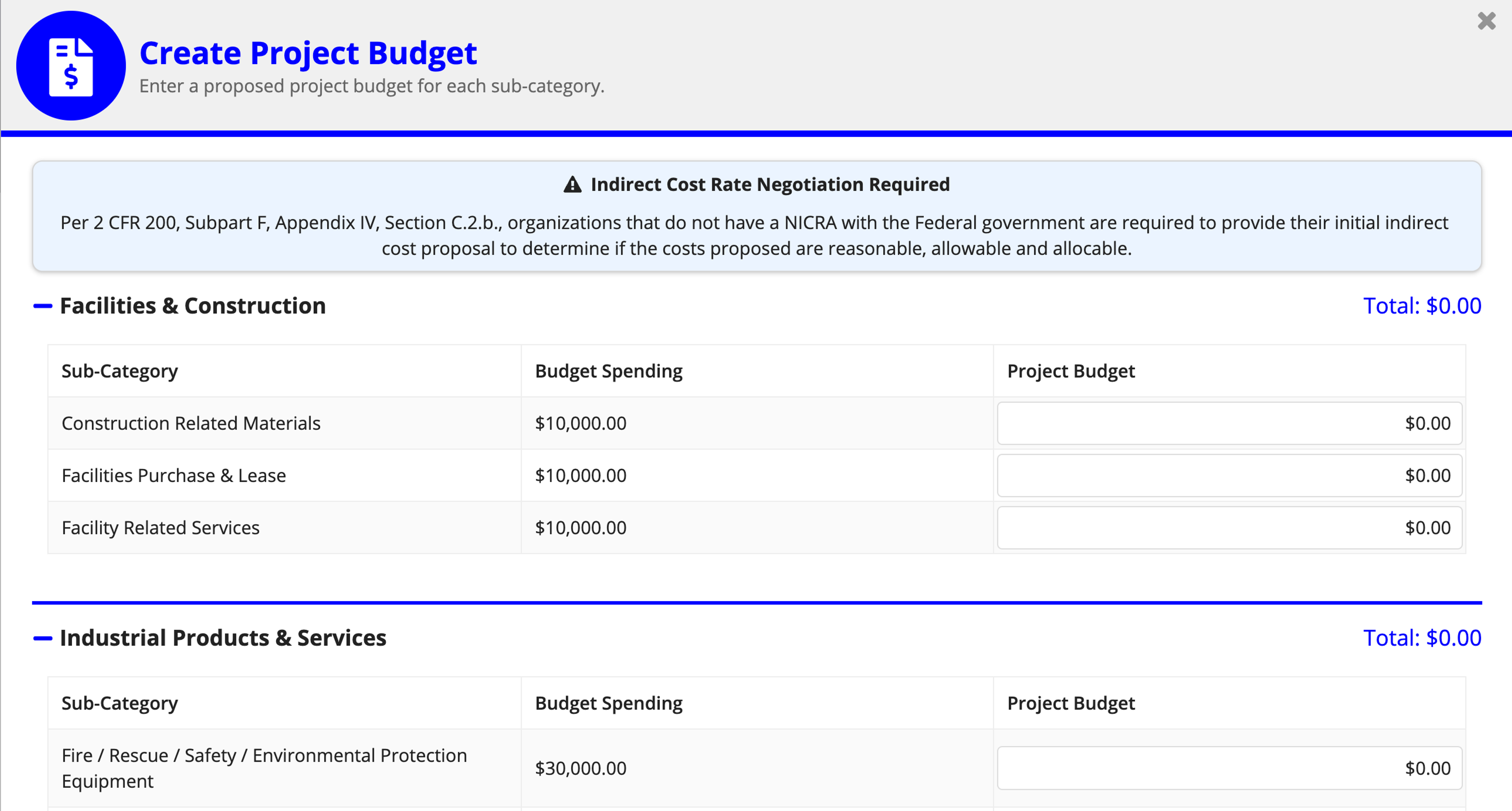 Government Grants Management screenshot 5