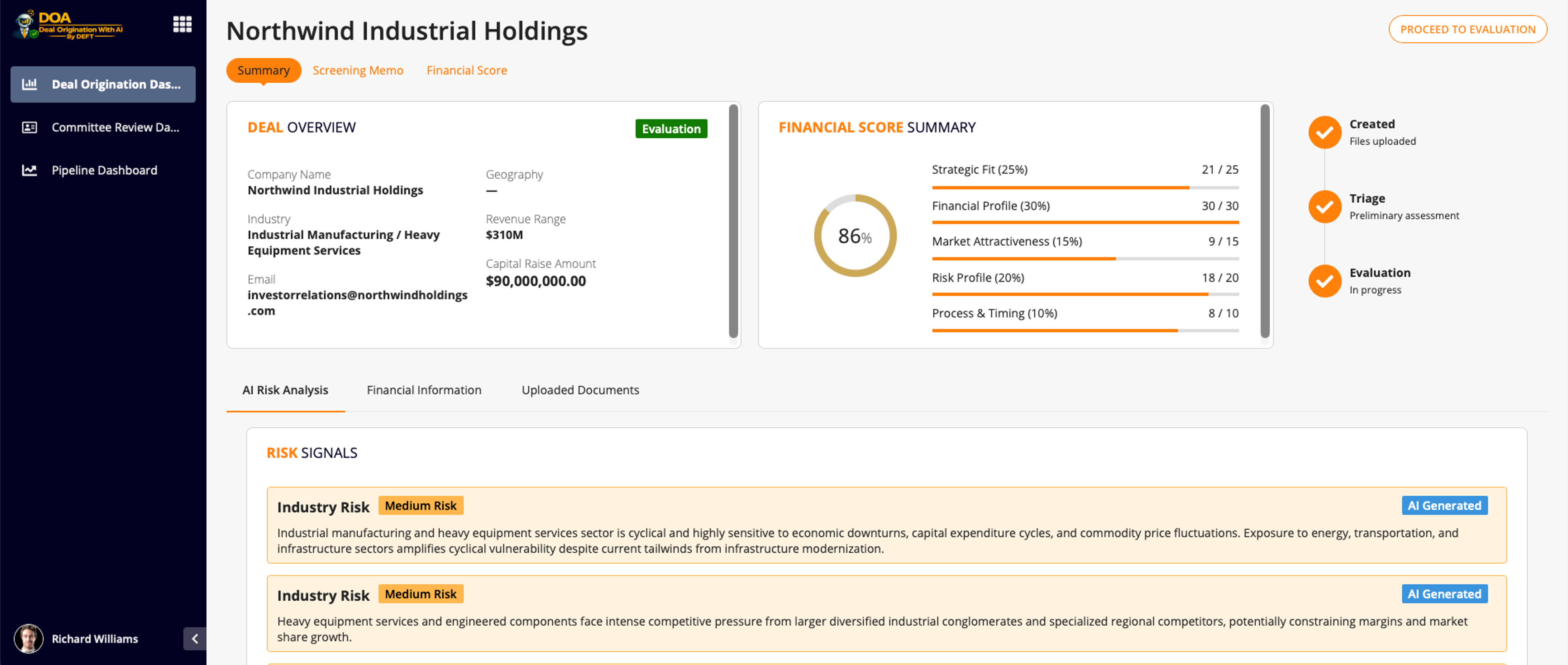 Deal Origination with AI screenshot 1