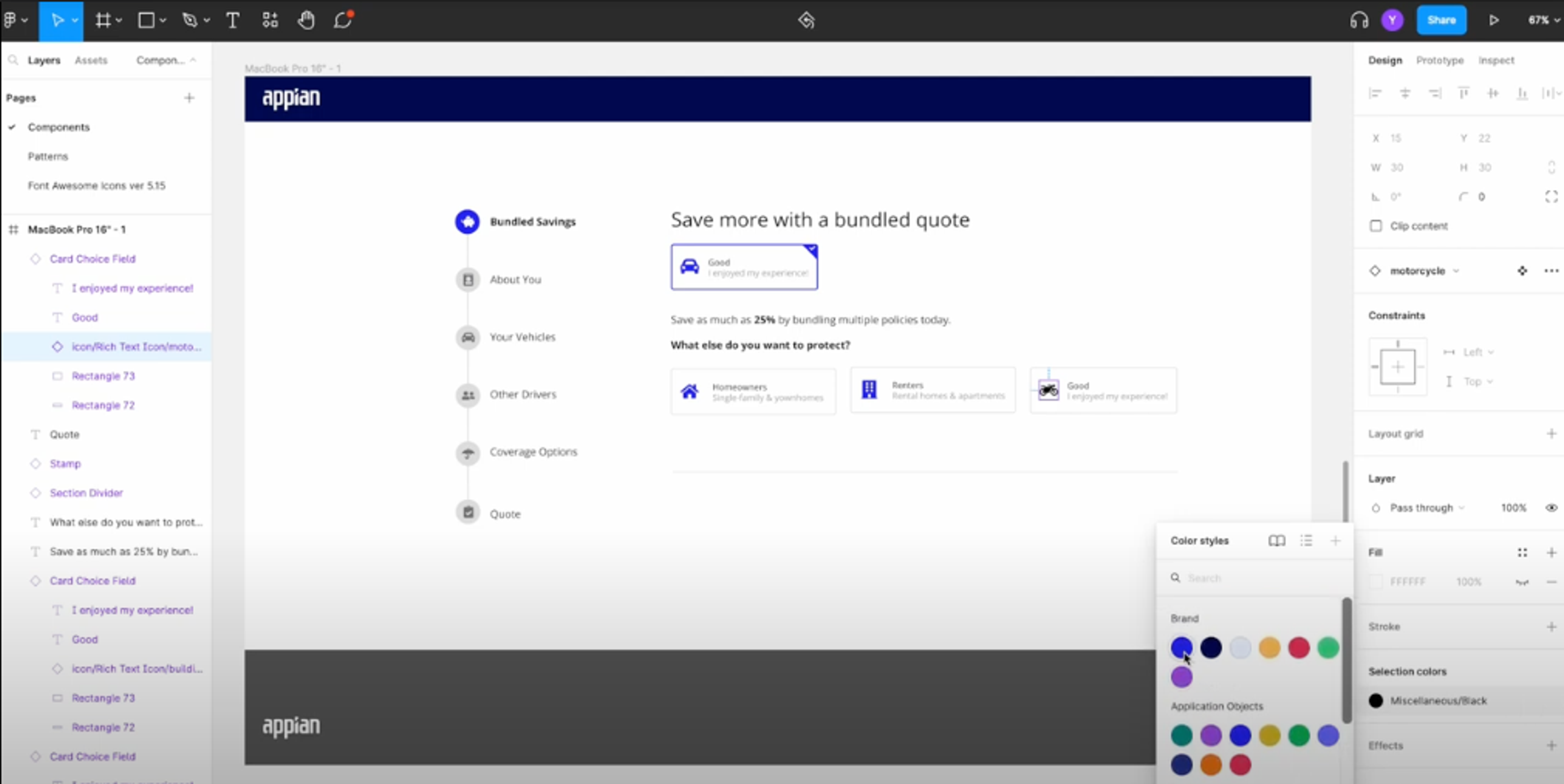 Figma Appian Library screenshot 1