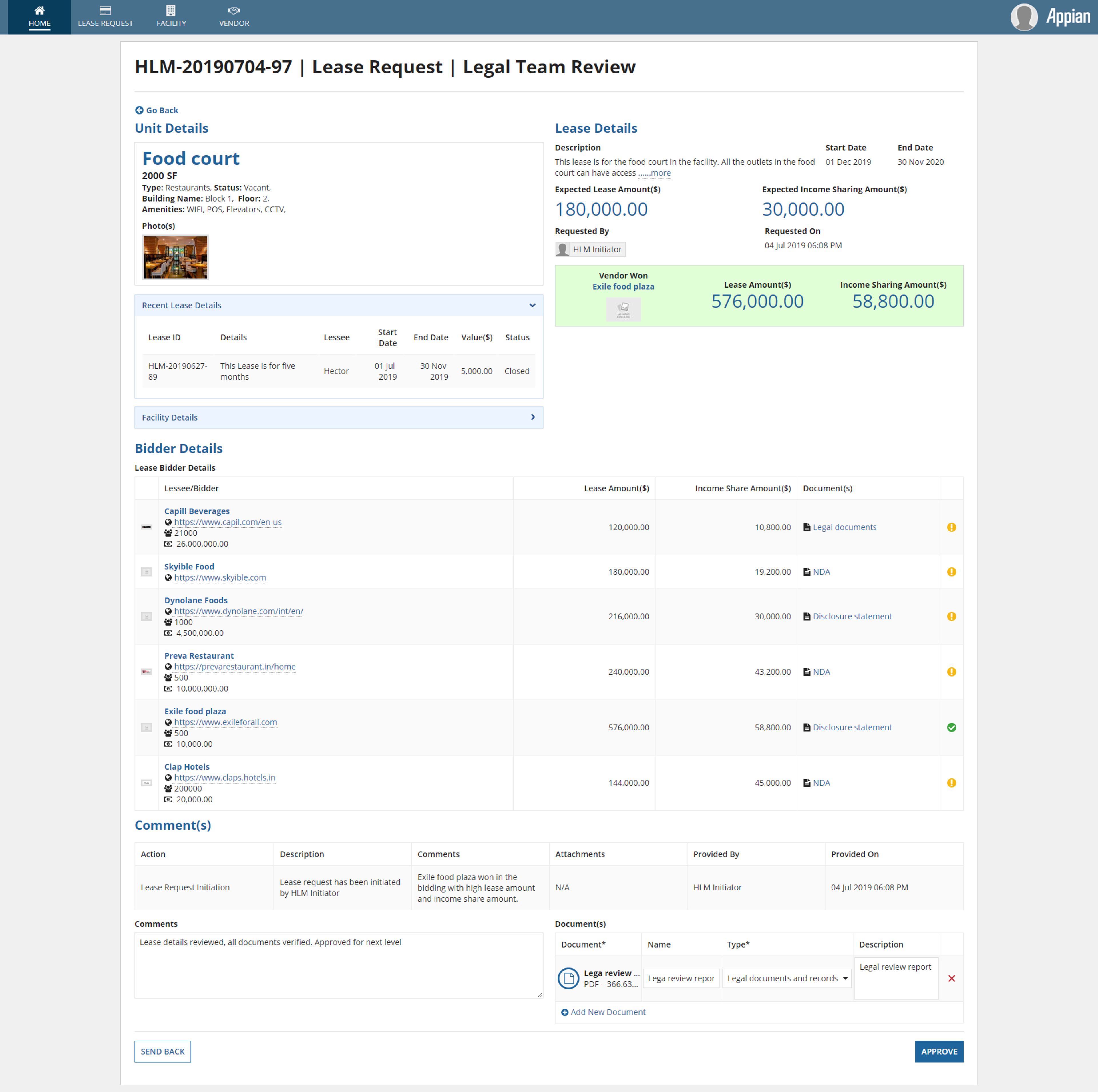 Hospital Lease Management screenshot 5