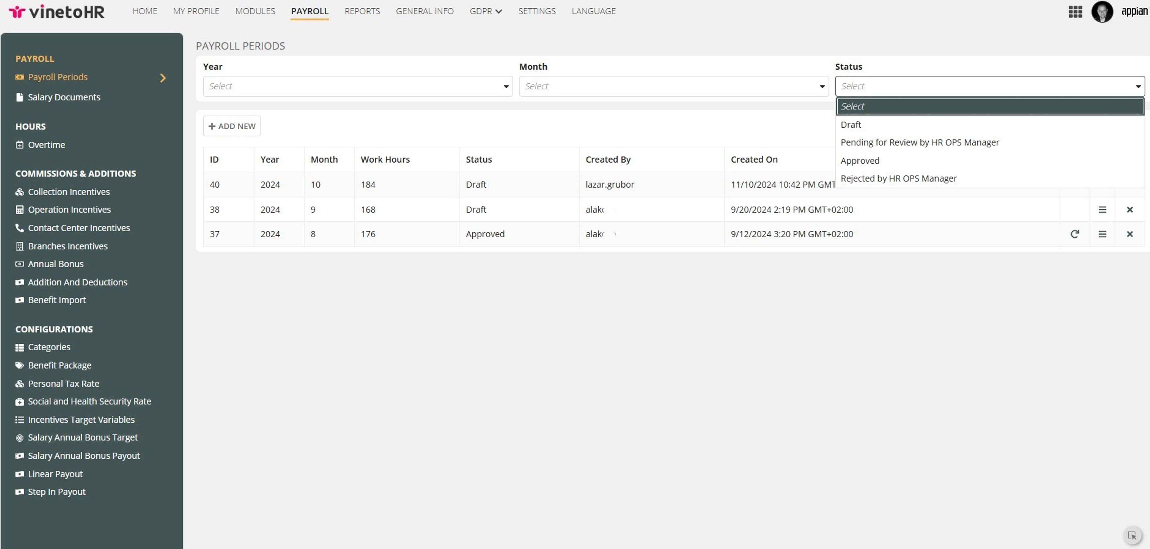 VinetoHR - The COMPLETE HRIS-HRMS Solution screenshot 6