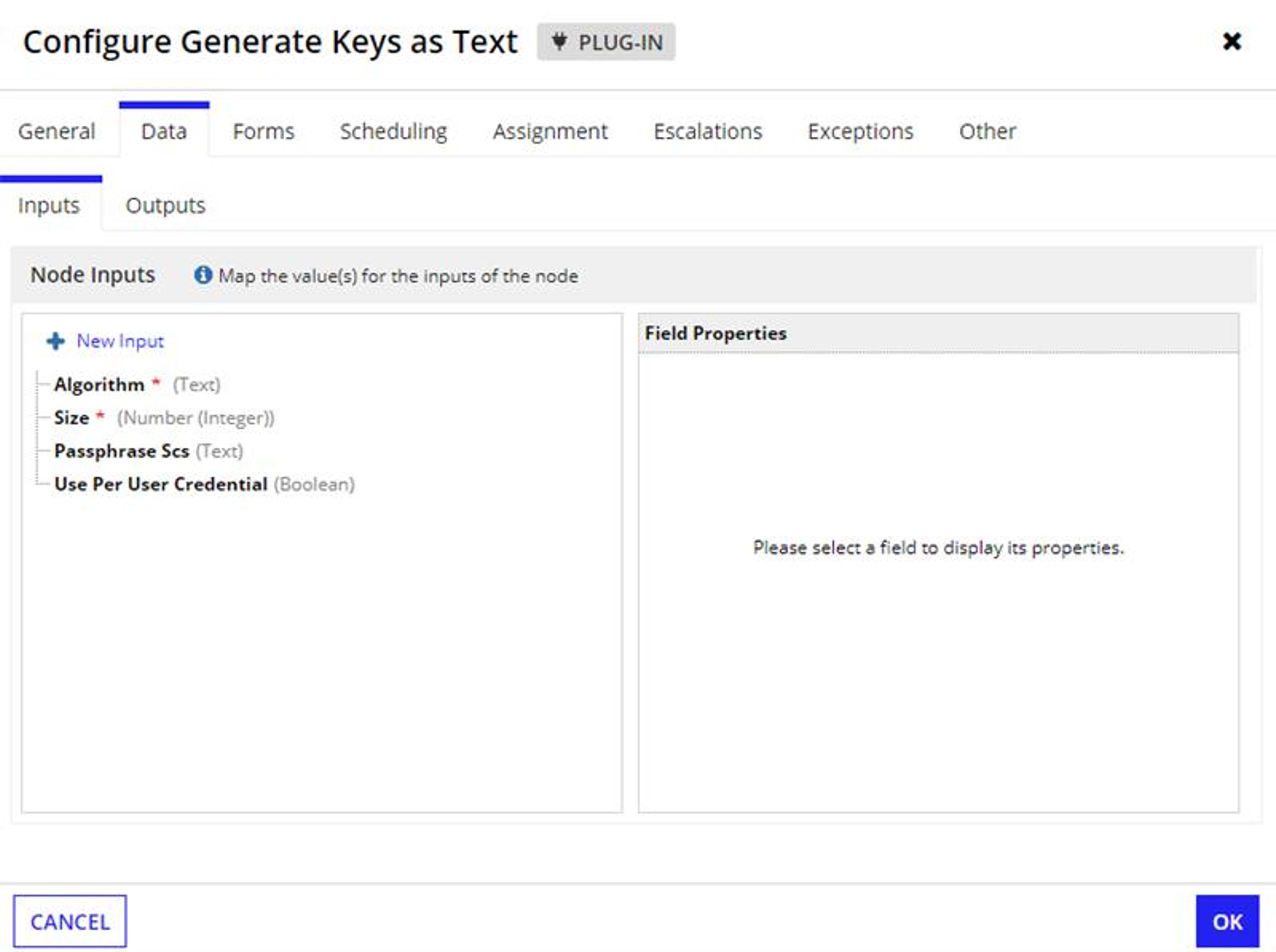 Generate Keys screenshot 2