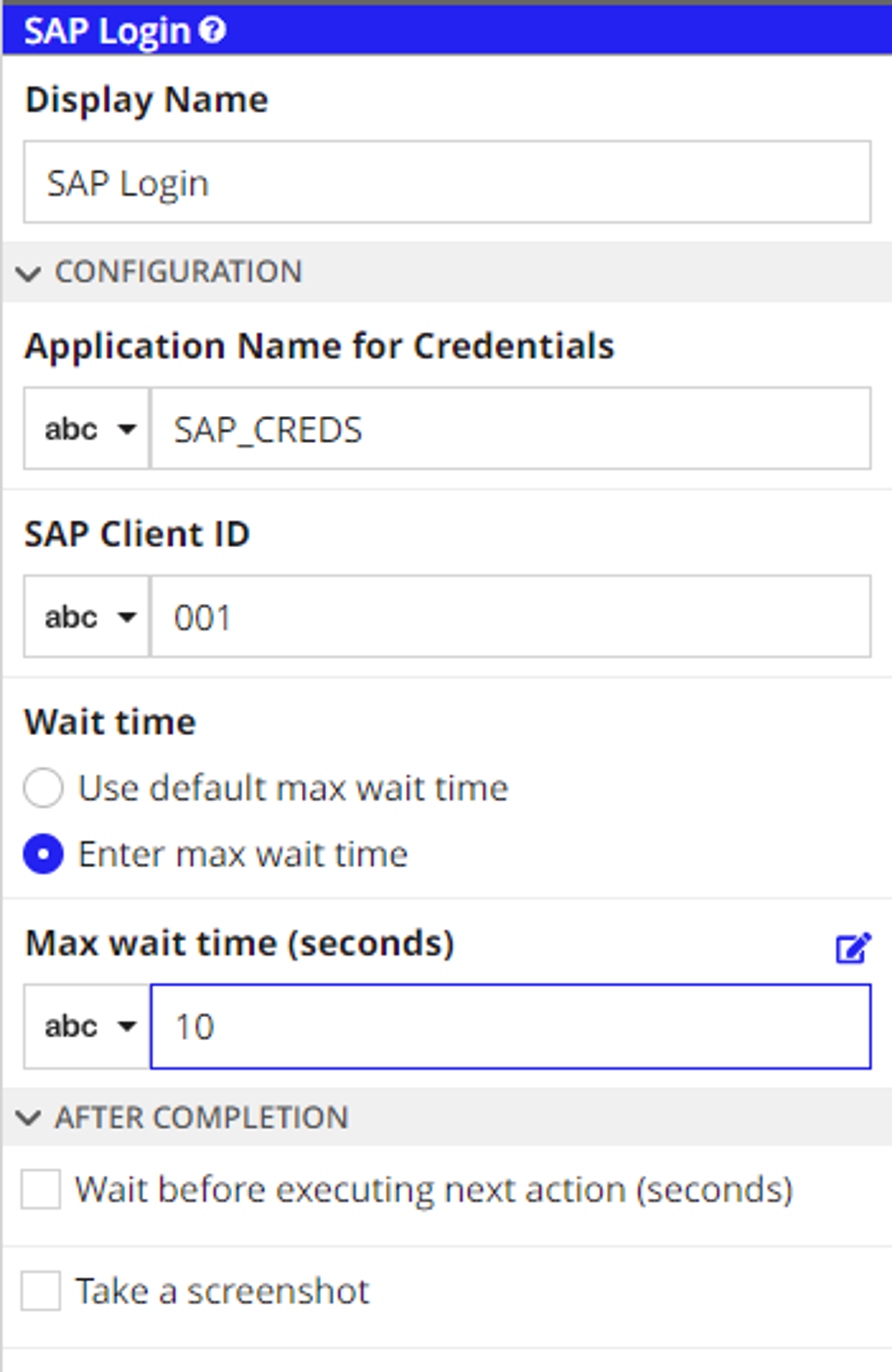 SAP GUI Scripting Library for Appian RPA screenshot 3