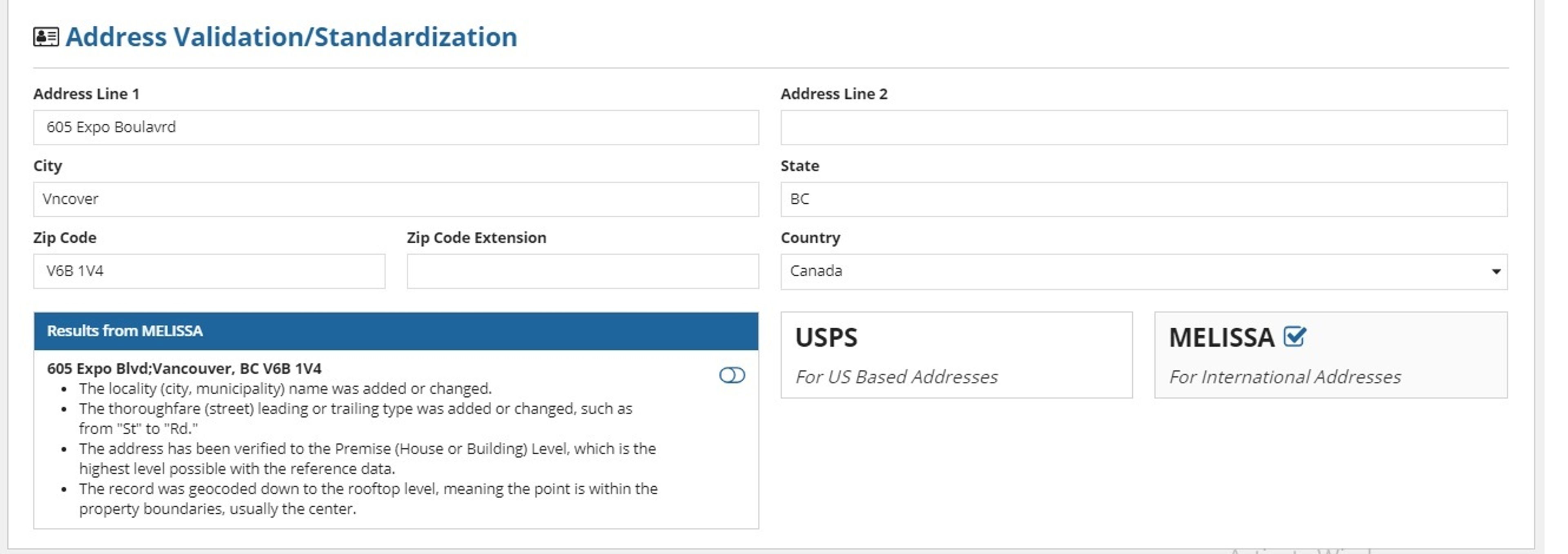 Address Validation and Standardization Utility screenshot 4