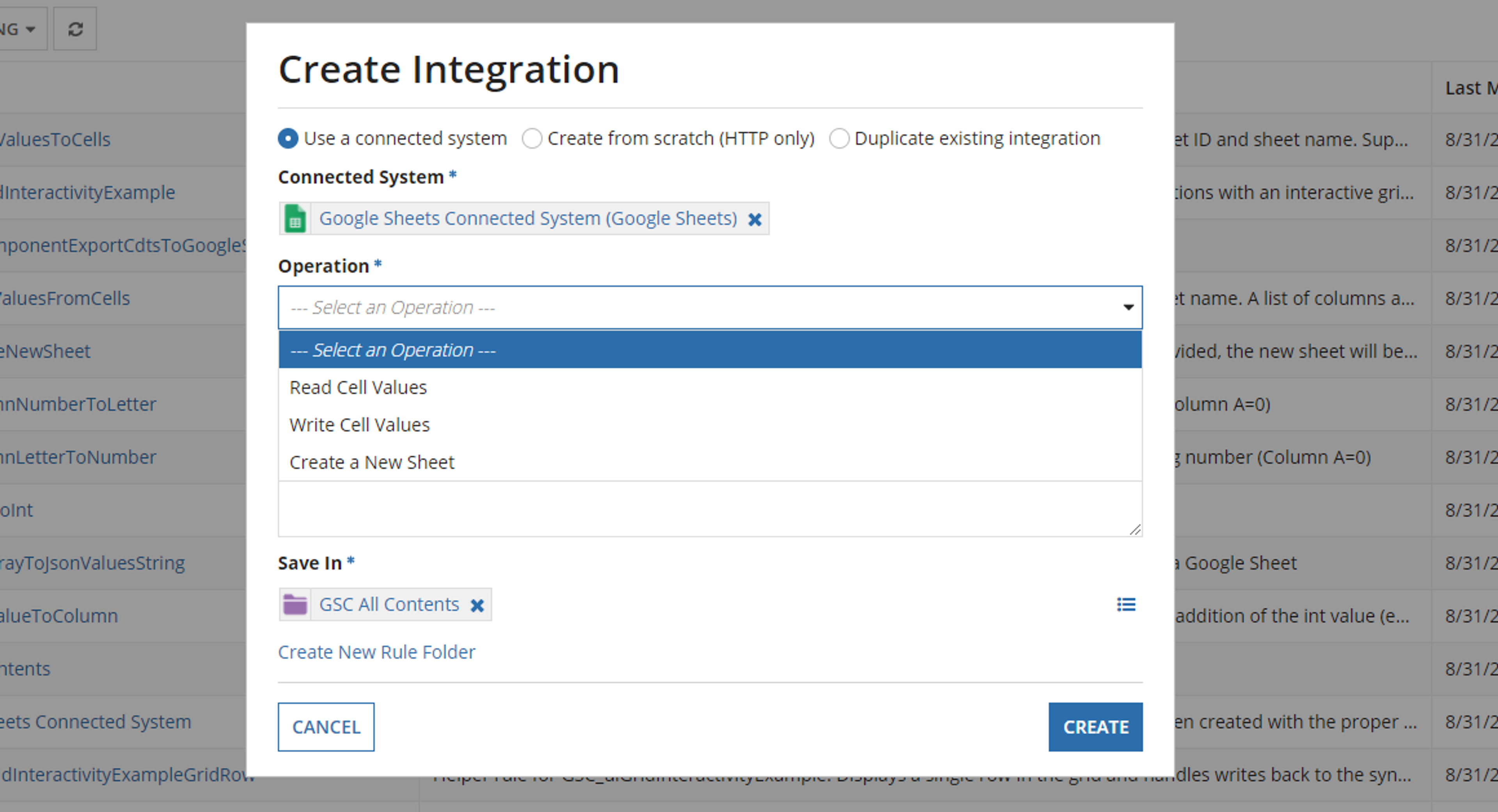Google Sheets Connected System screenshot 2