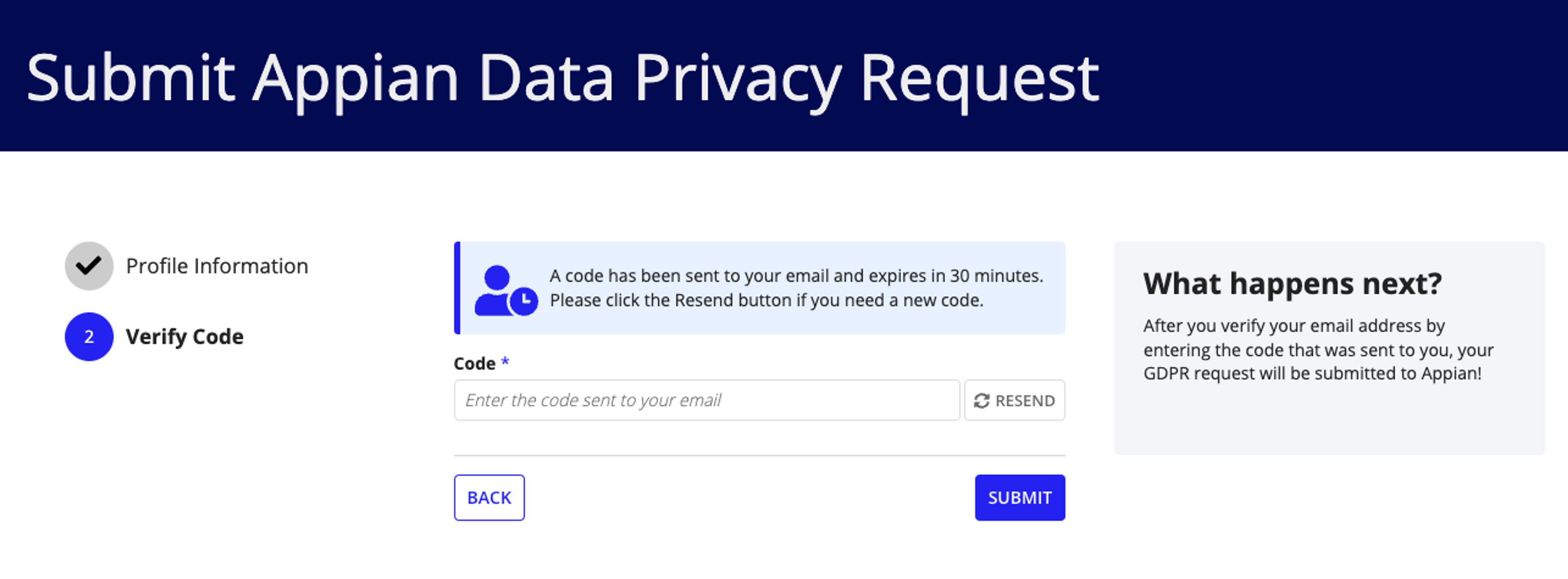 Appian Data Privacy screenshot 3