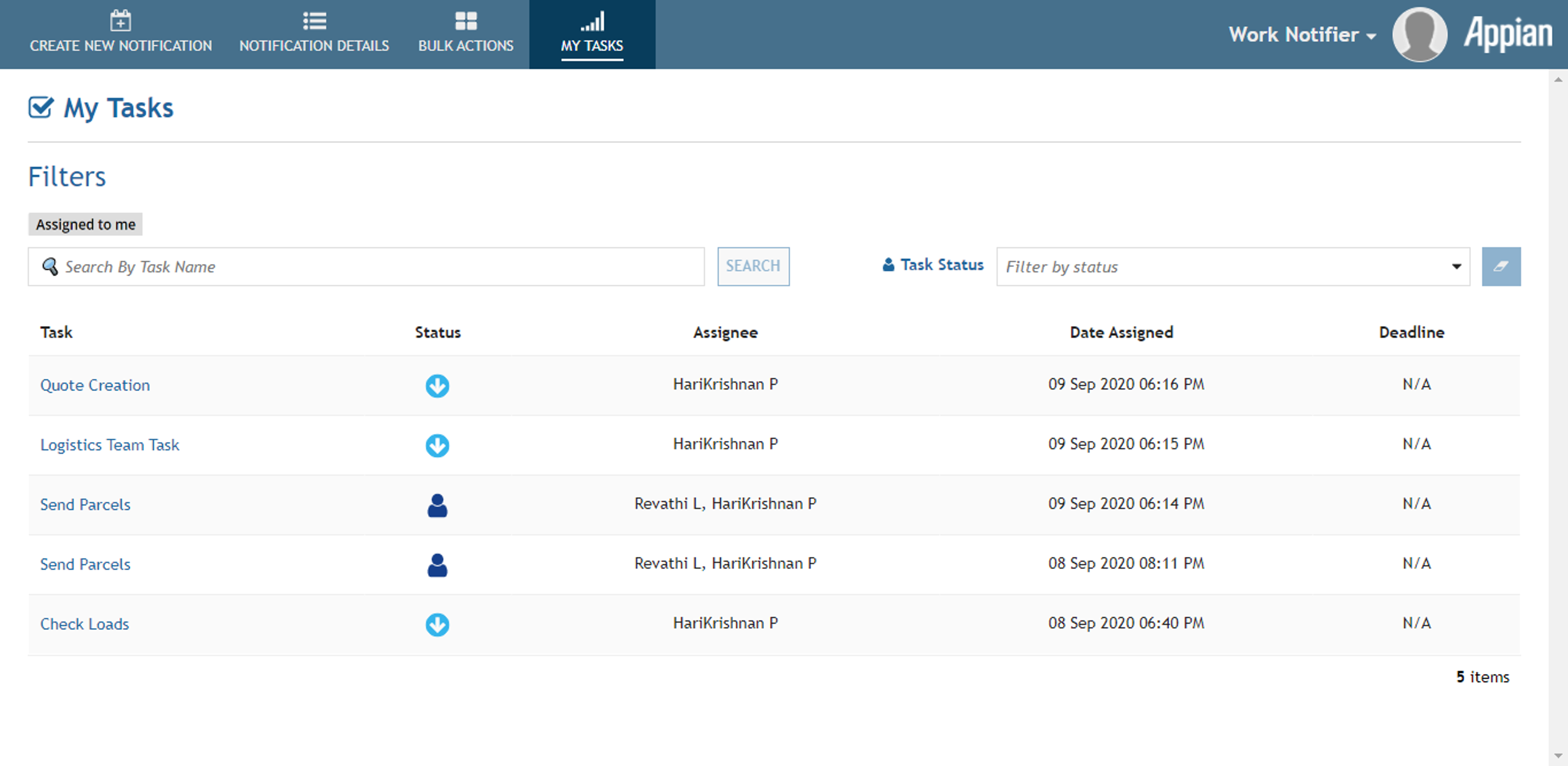 Work Notifier  screenshot 5