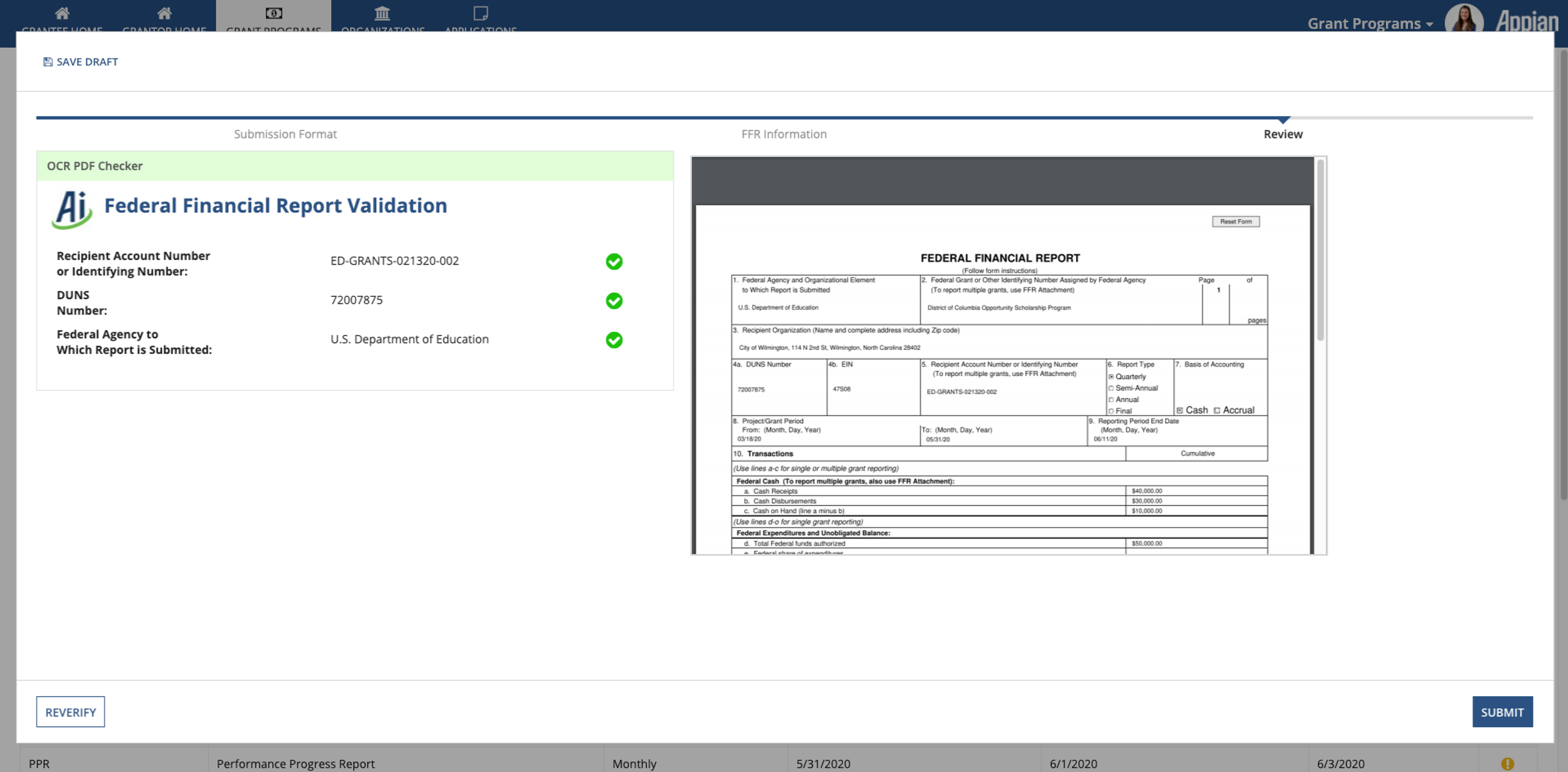Grants Management screenshot 4