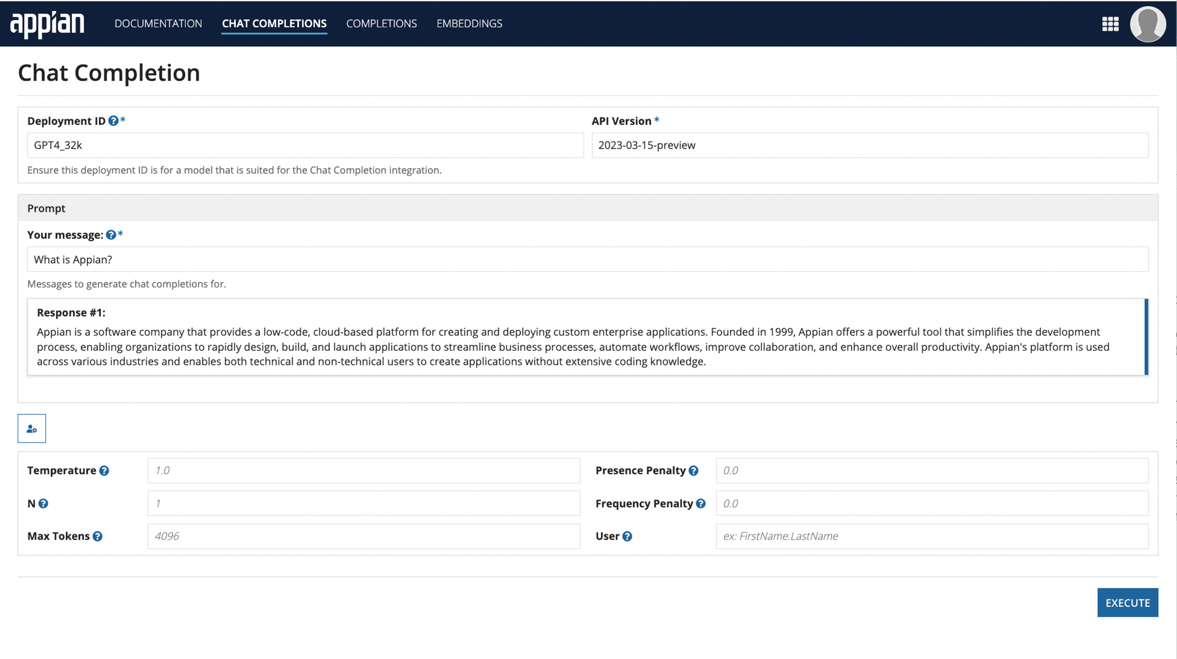 AzureOpenAI screenshot 6