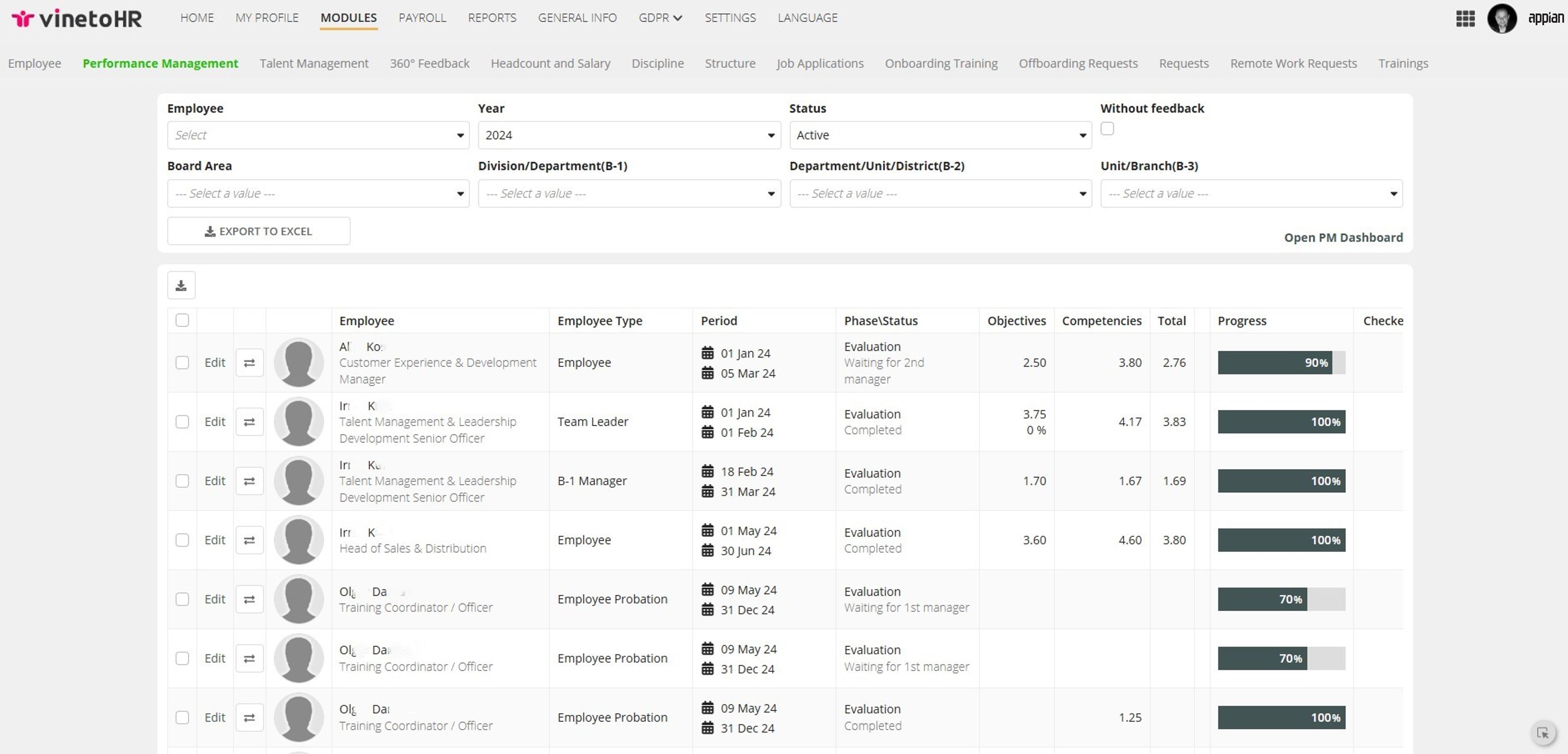 VinetoHR - The COMPLETE HRIS-HRMS Solution screenshot 3