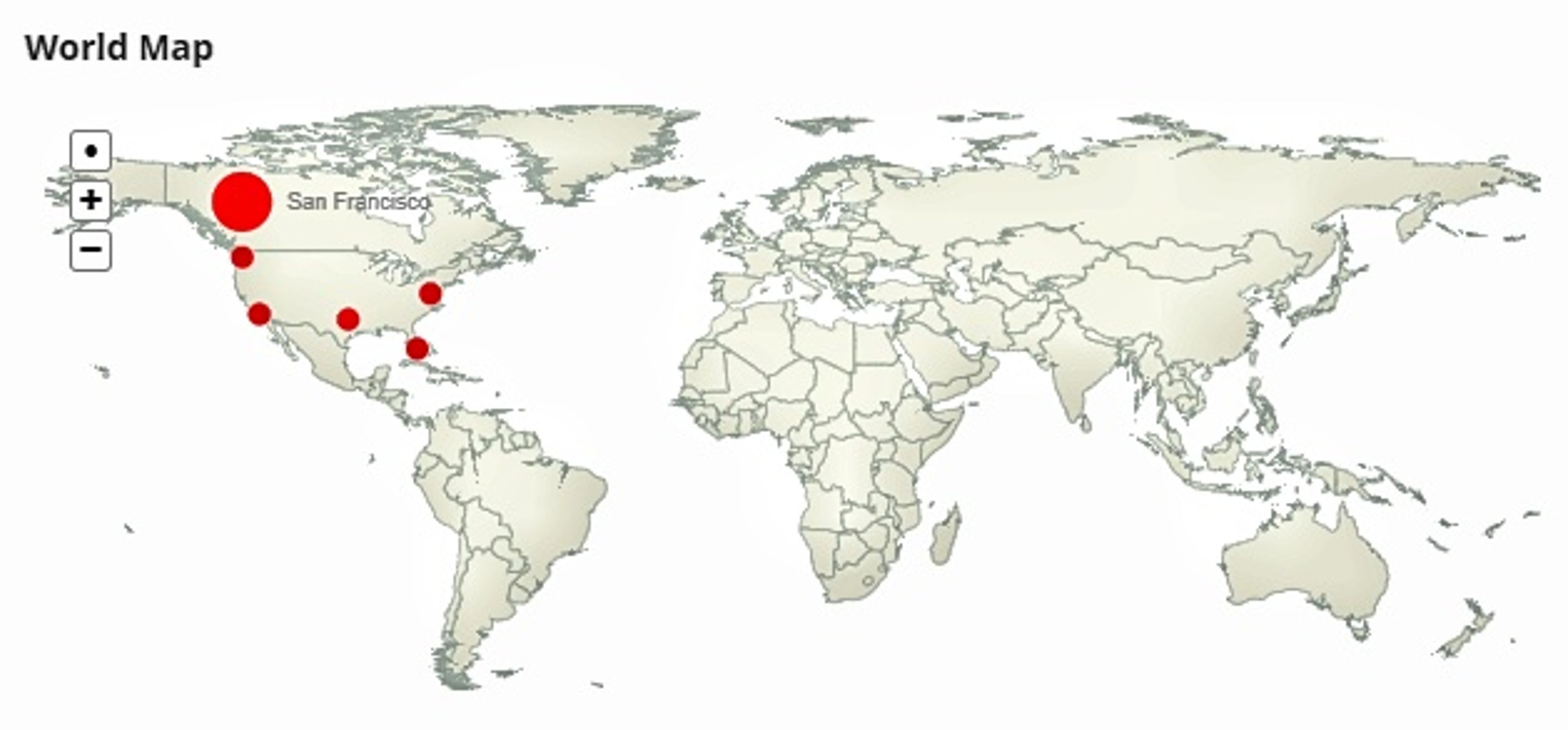 World Map Component screenshot 1