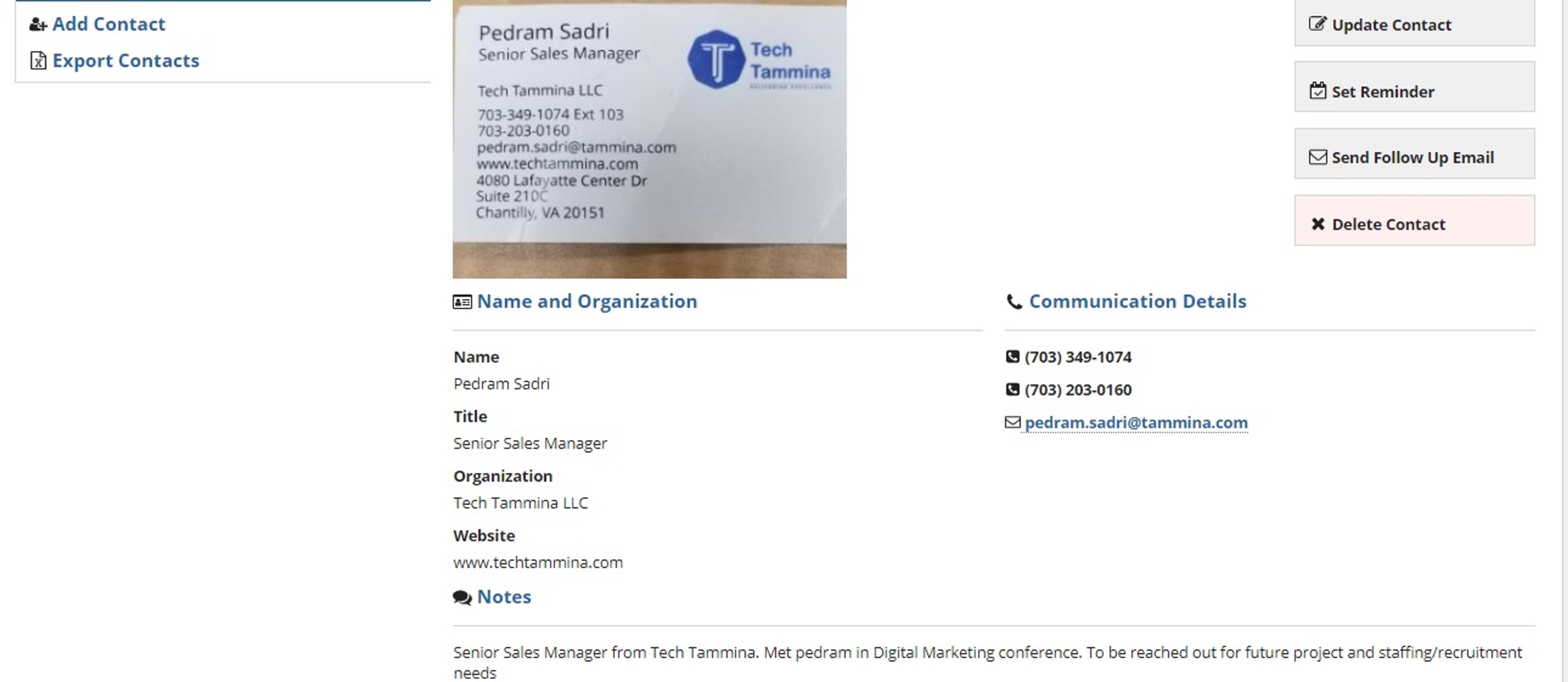 Business Card Reader Utility screenshot 5