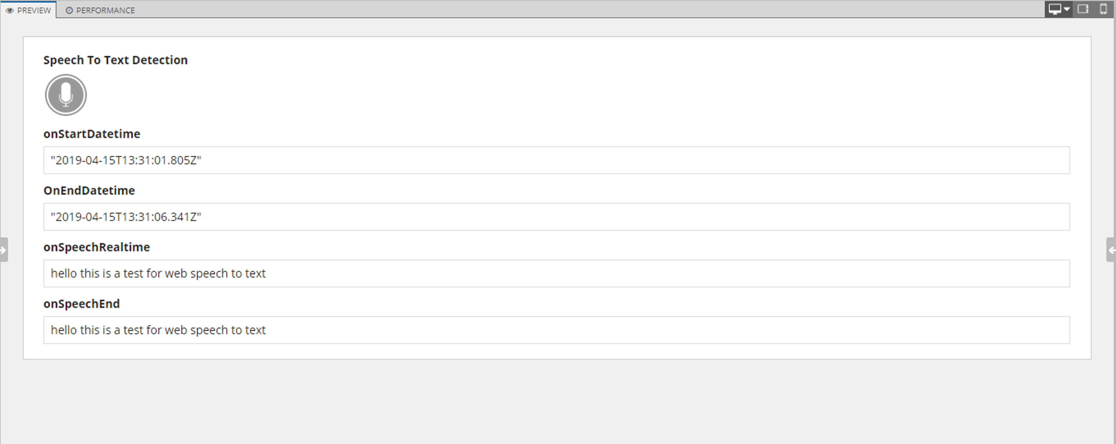 Web Speech to Text screenshot 2