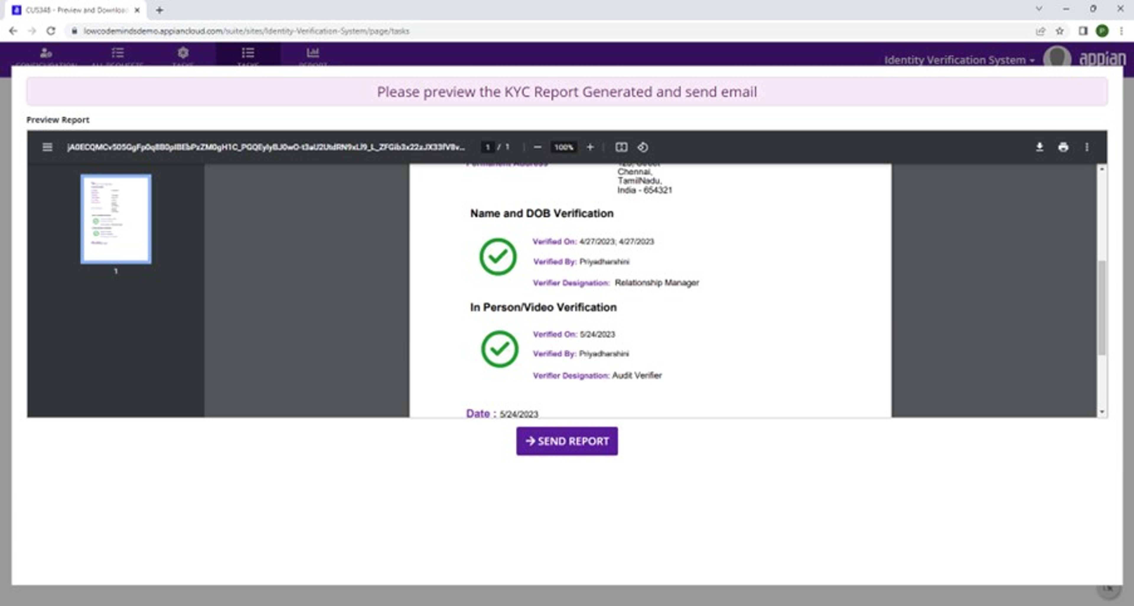 Identity Verification System screenshot 10