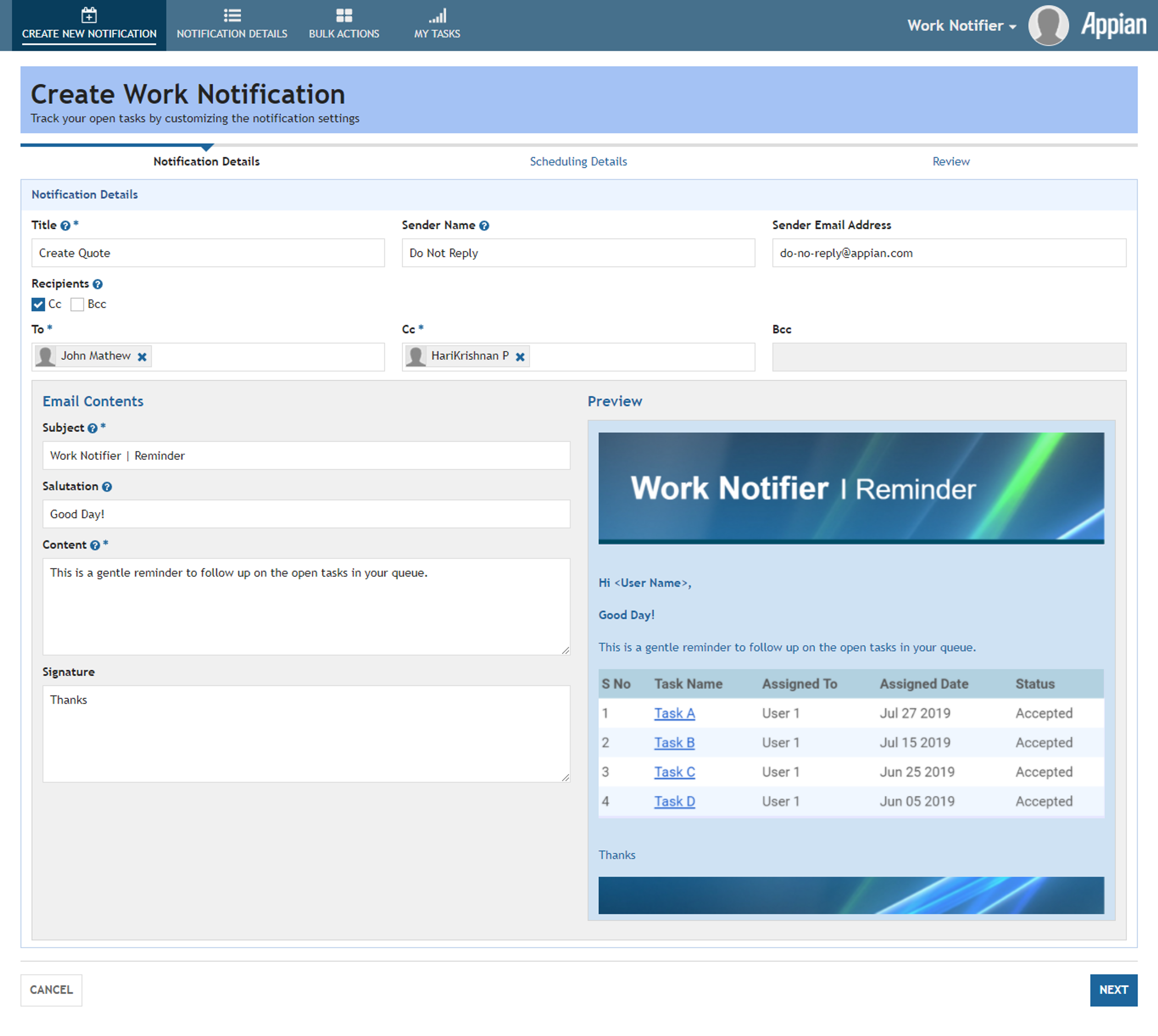 Work Notifier  screenshot 9
