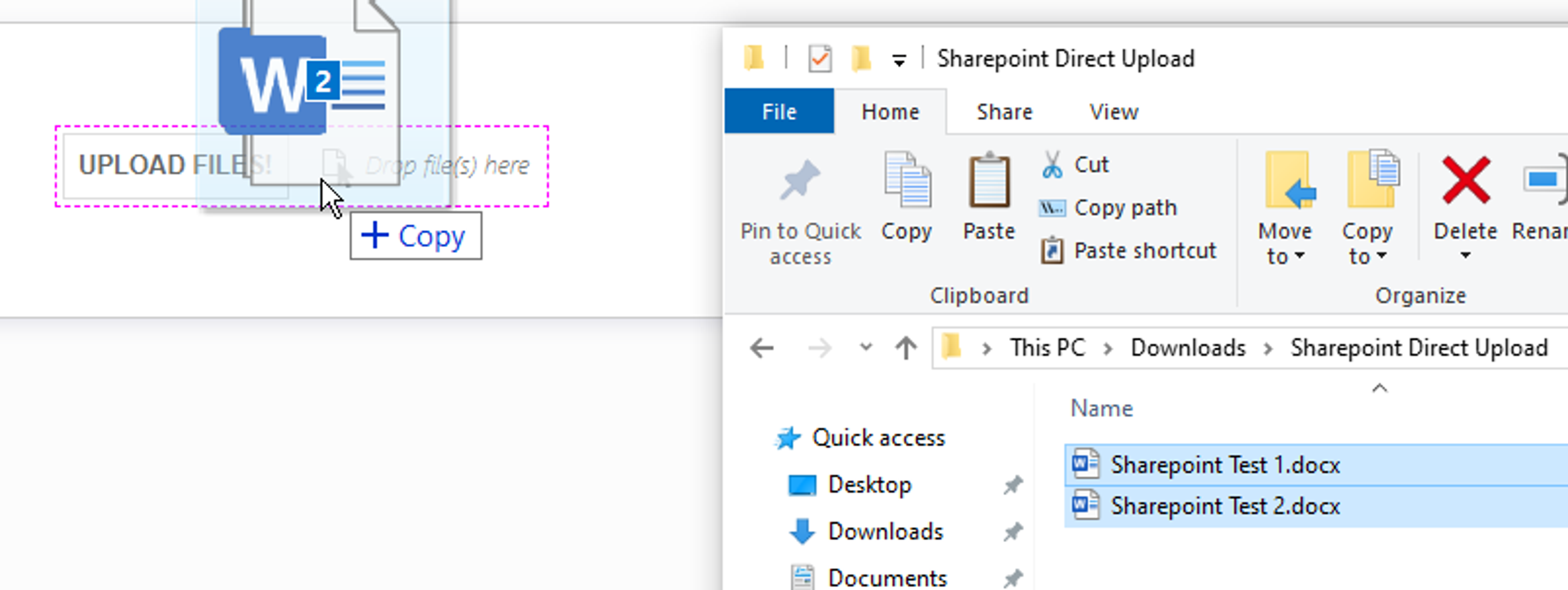 SharePoint Multipart Upload Component screenshot 2