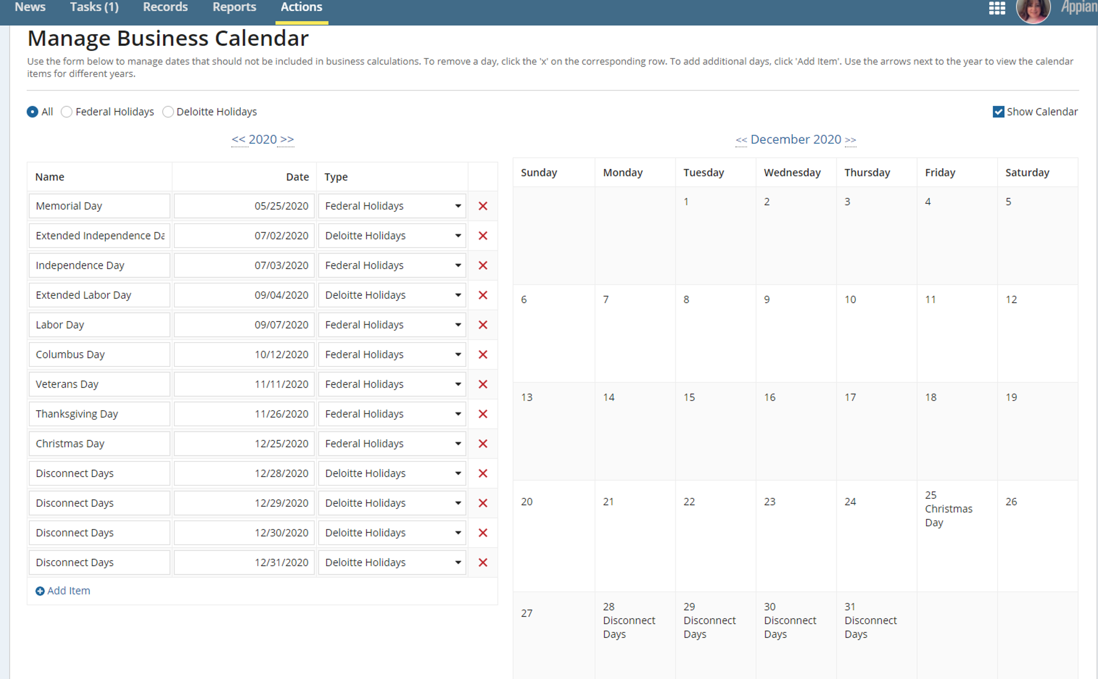 Business Calendar screenshot 4