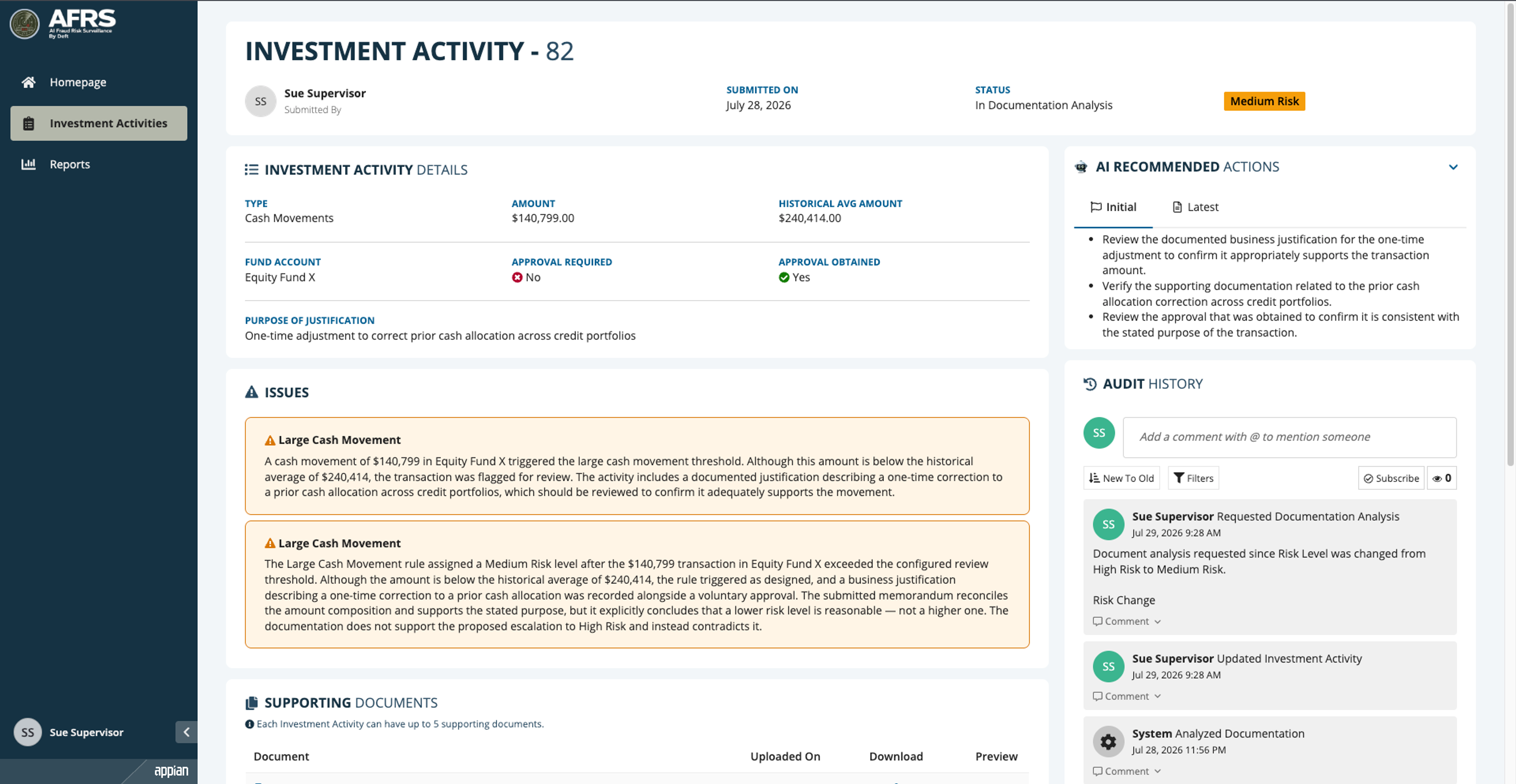AI Fraud Risk Surveillance screenshot 3