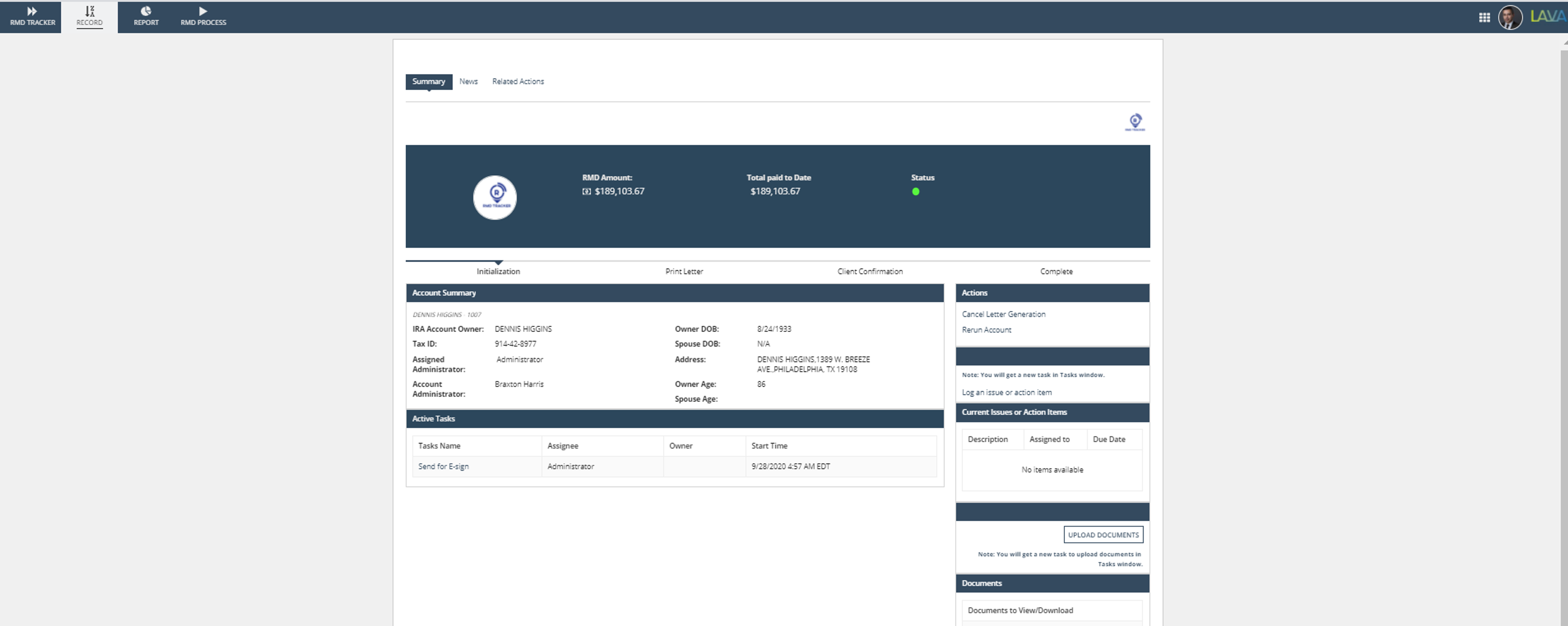 RMD Tracker screenshot 5