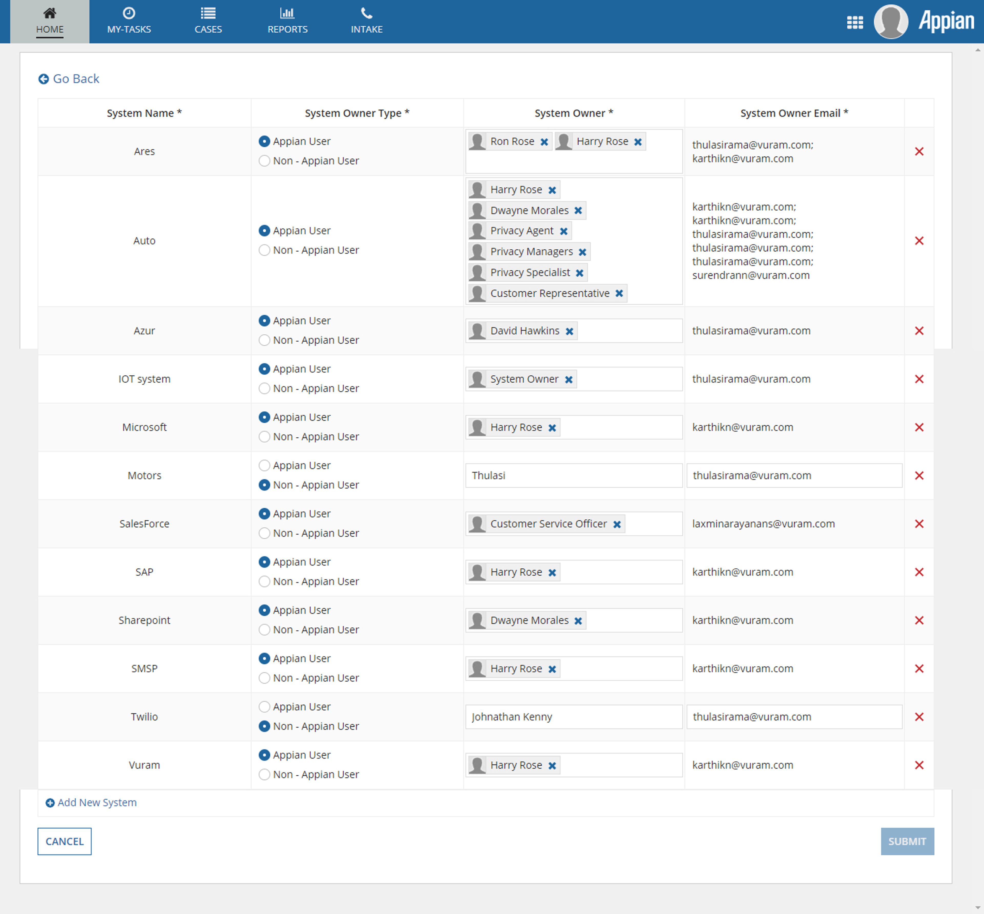 Data Subject & Security Request System screenshot 1