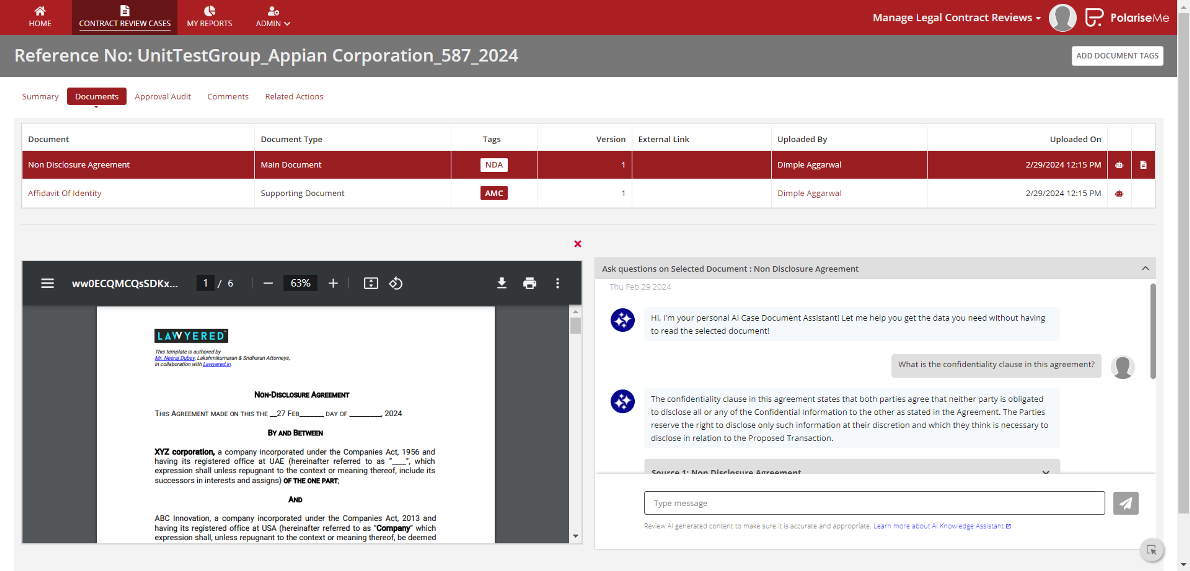Legal Contract Review screenshot 6