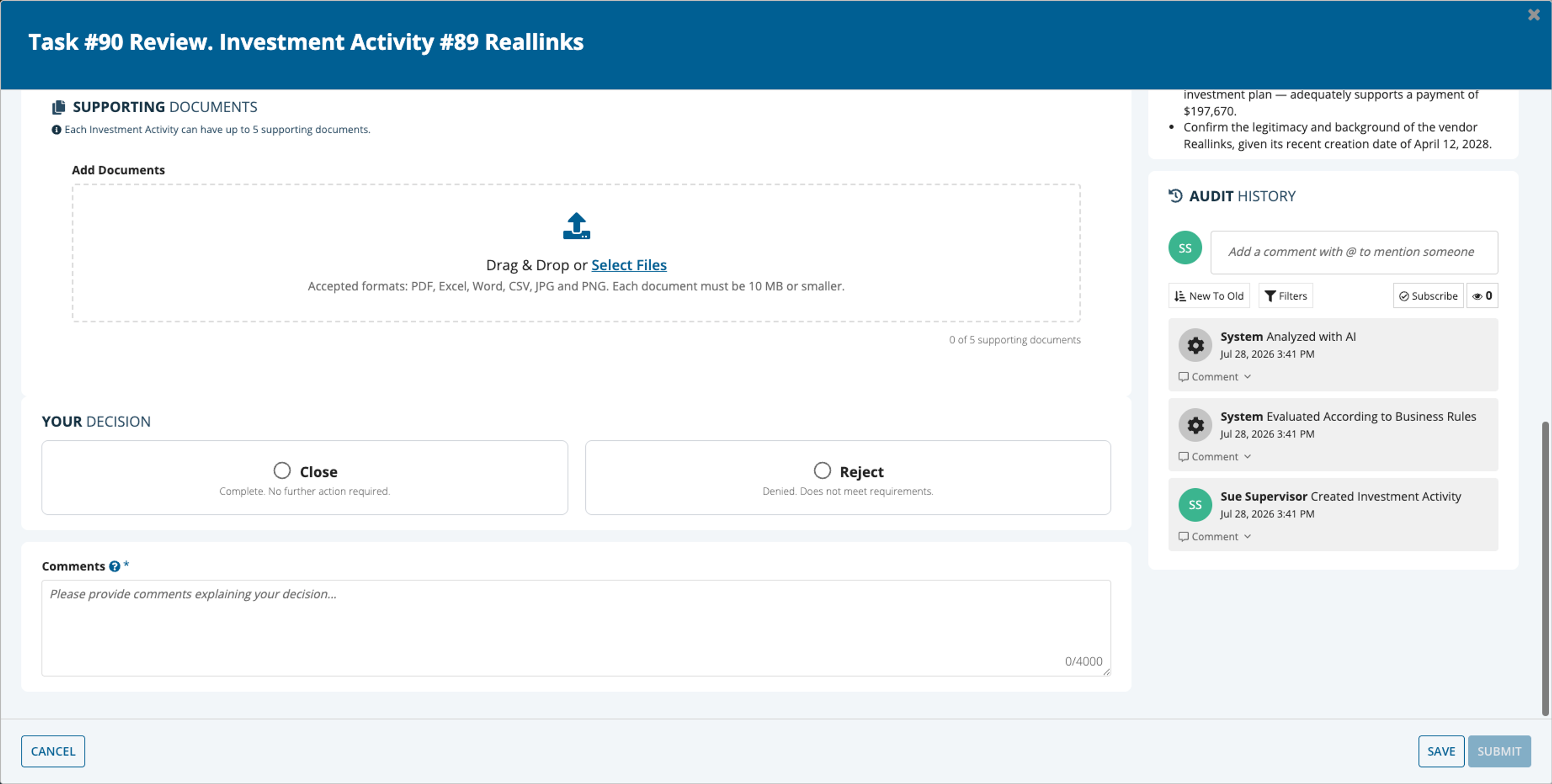 AI Fraud Risk Surveillance screenshot 8