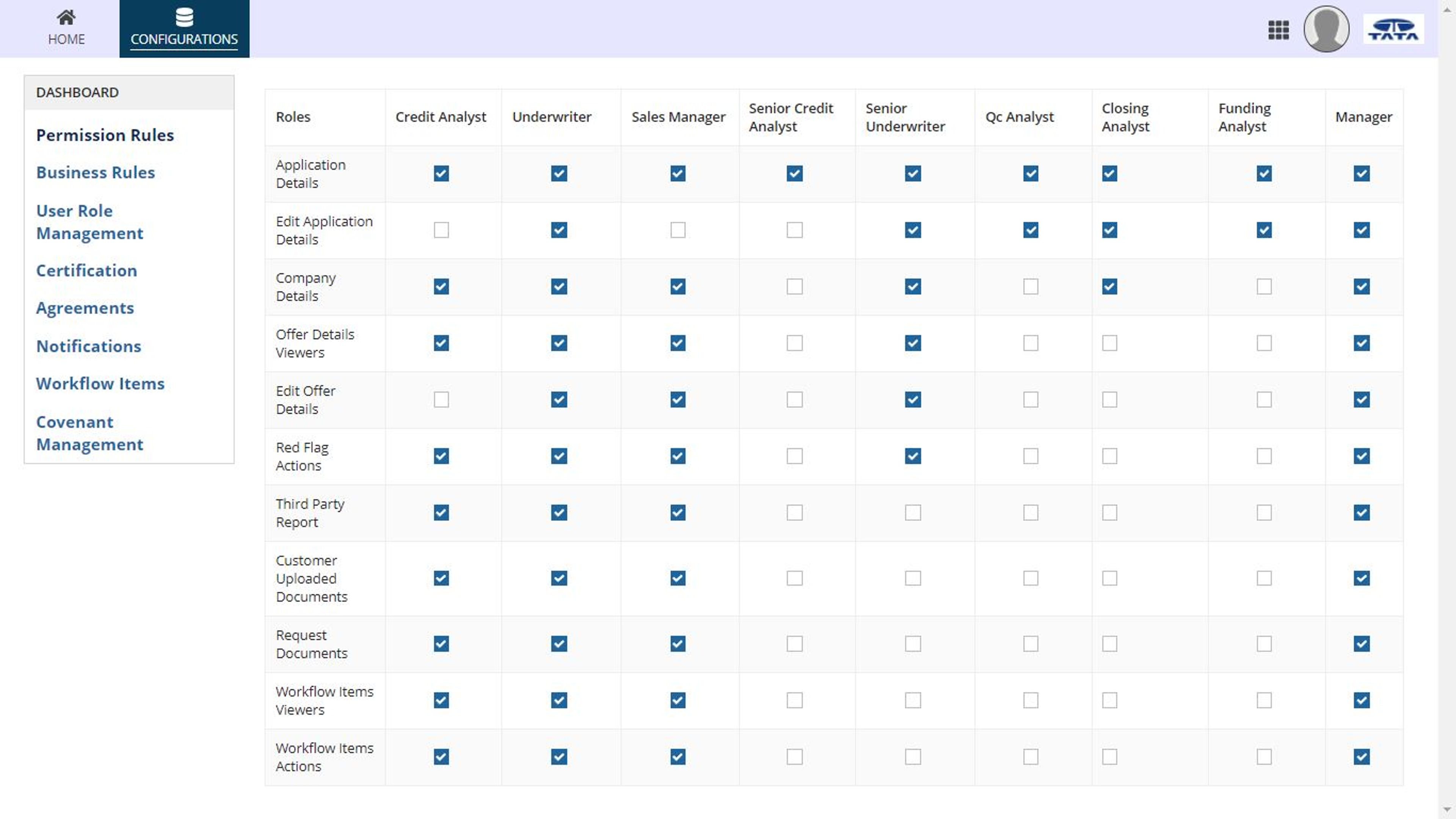 TCS Small Business Loan Origination screenshot 1