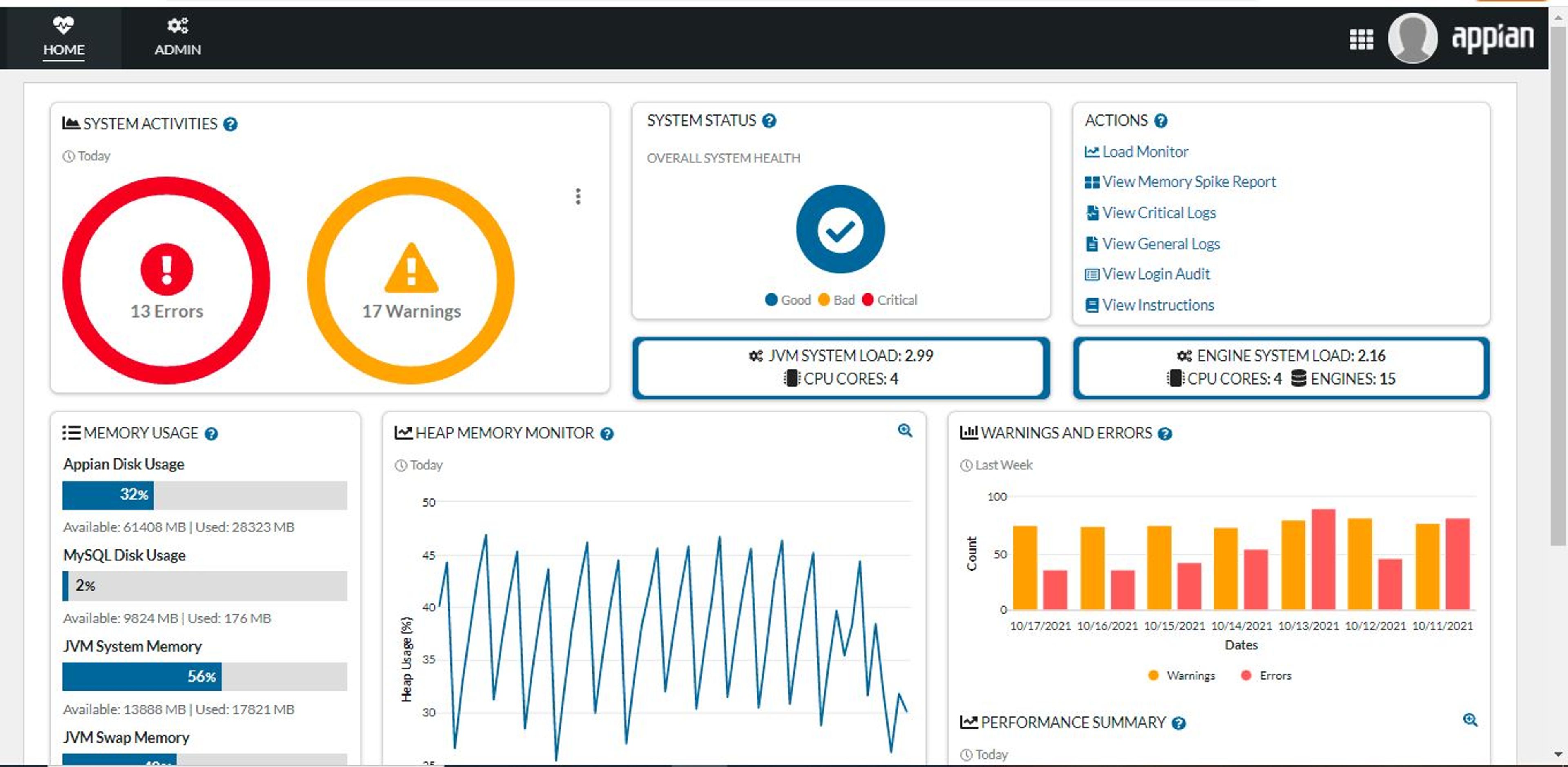 Coforge Appian Cloud Analyzer screenshot 2