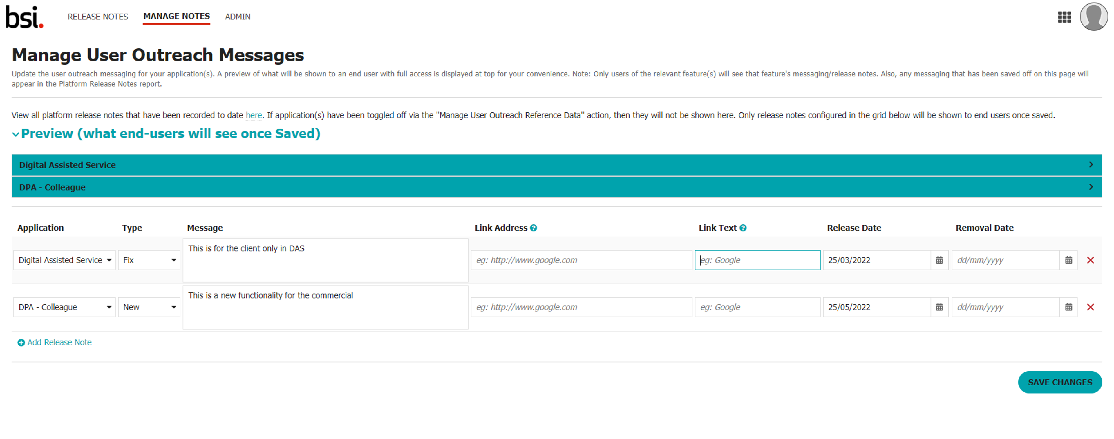 User Outreach screenshot 5