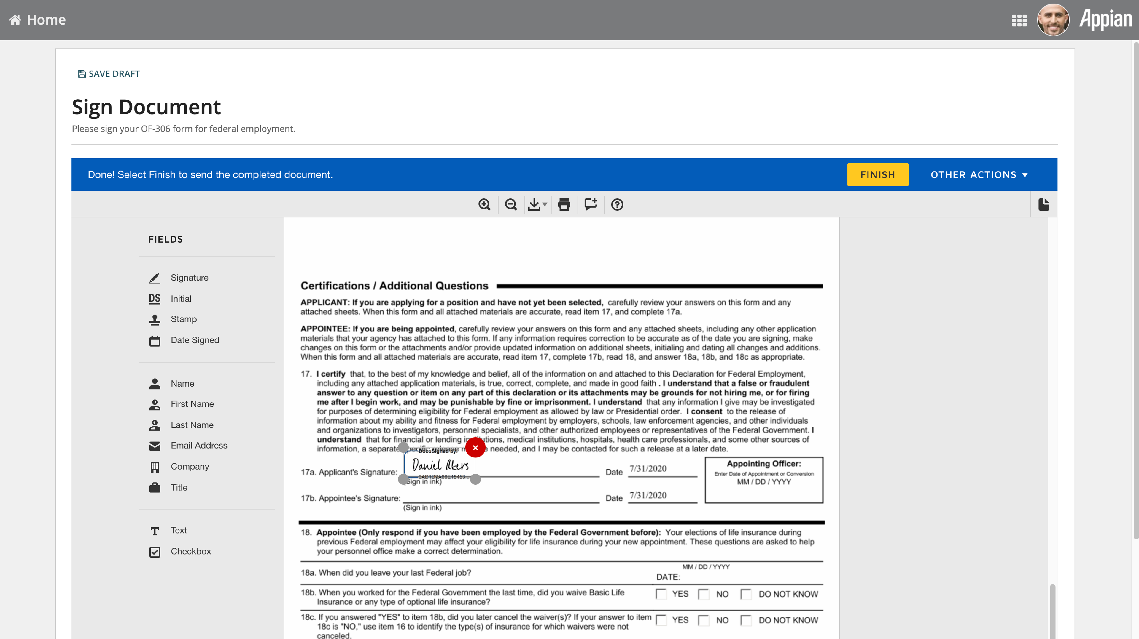 Personnel Security and Onboarding screenshot 9