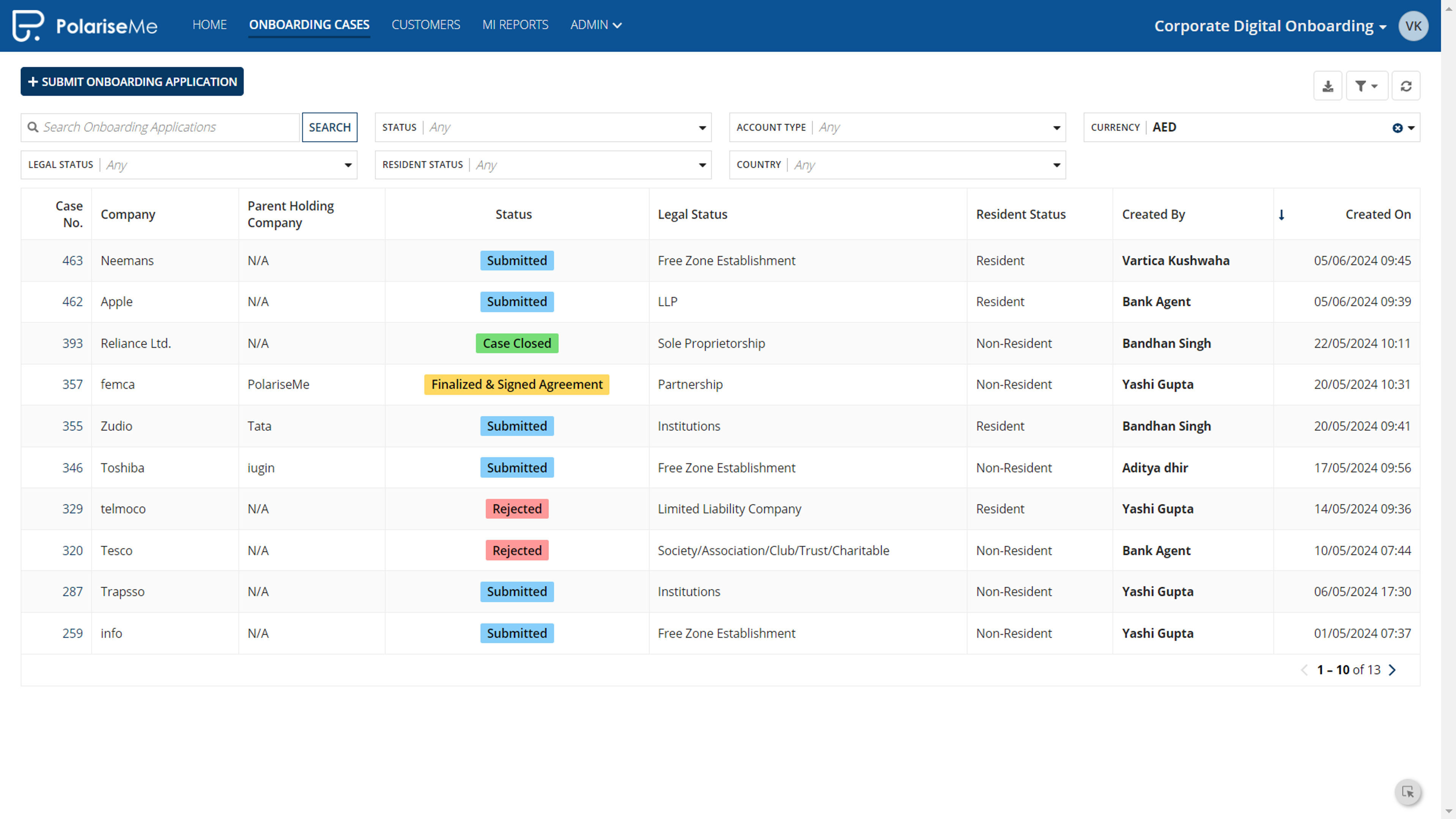 Digital Onboarding for Corporate Banking screenshot 5