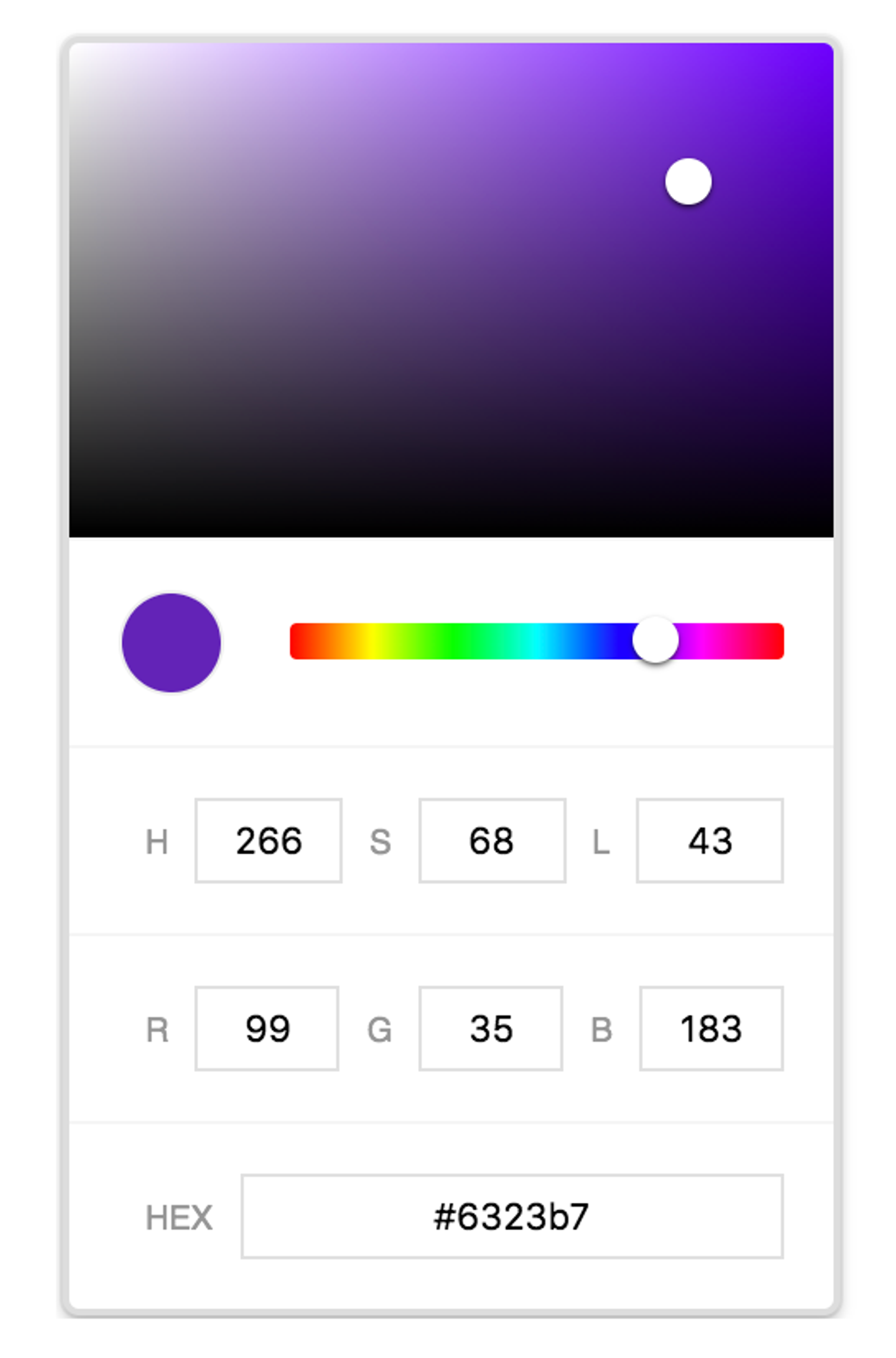 Color Picker Component screenshot 1
