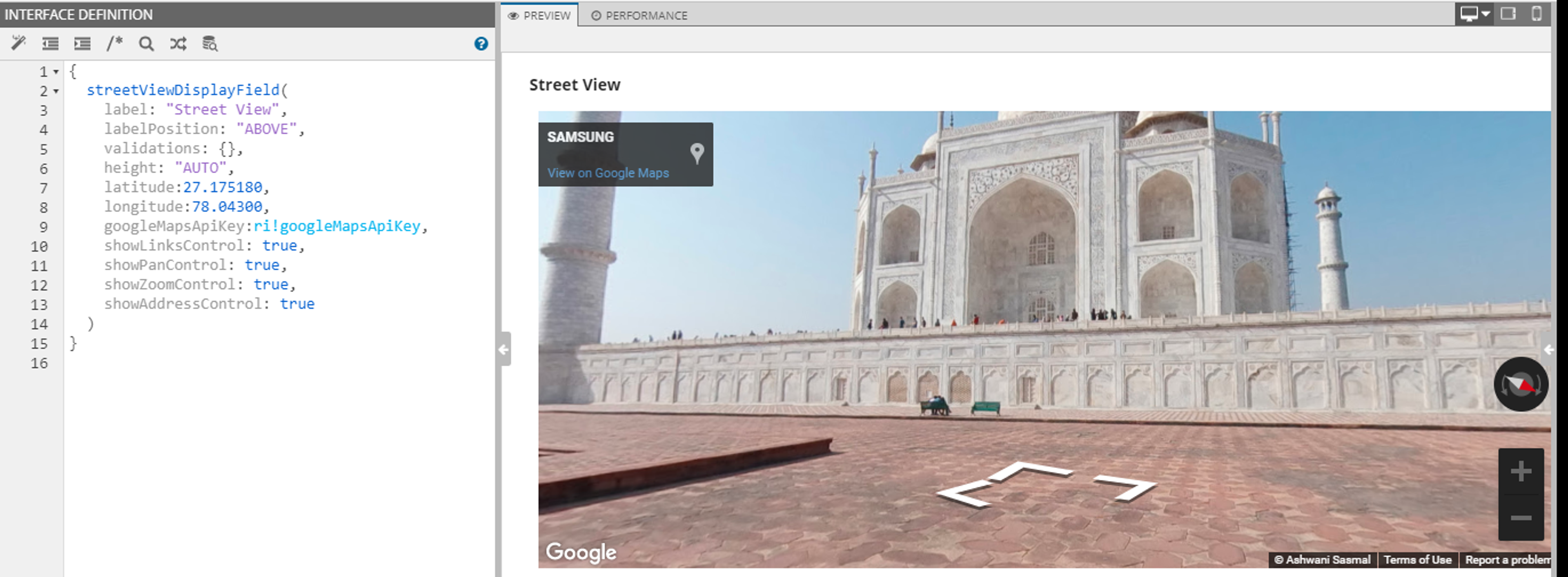 Google Street View Component screenshot 4