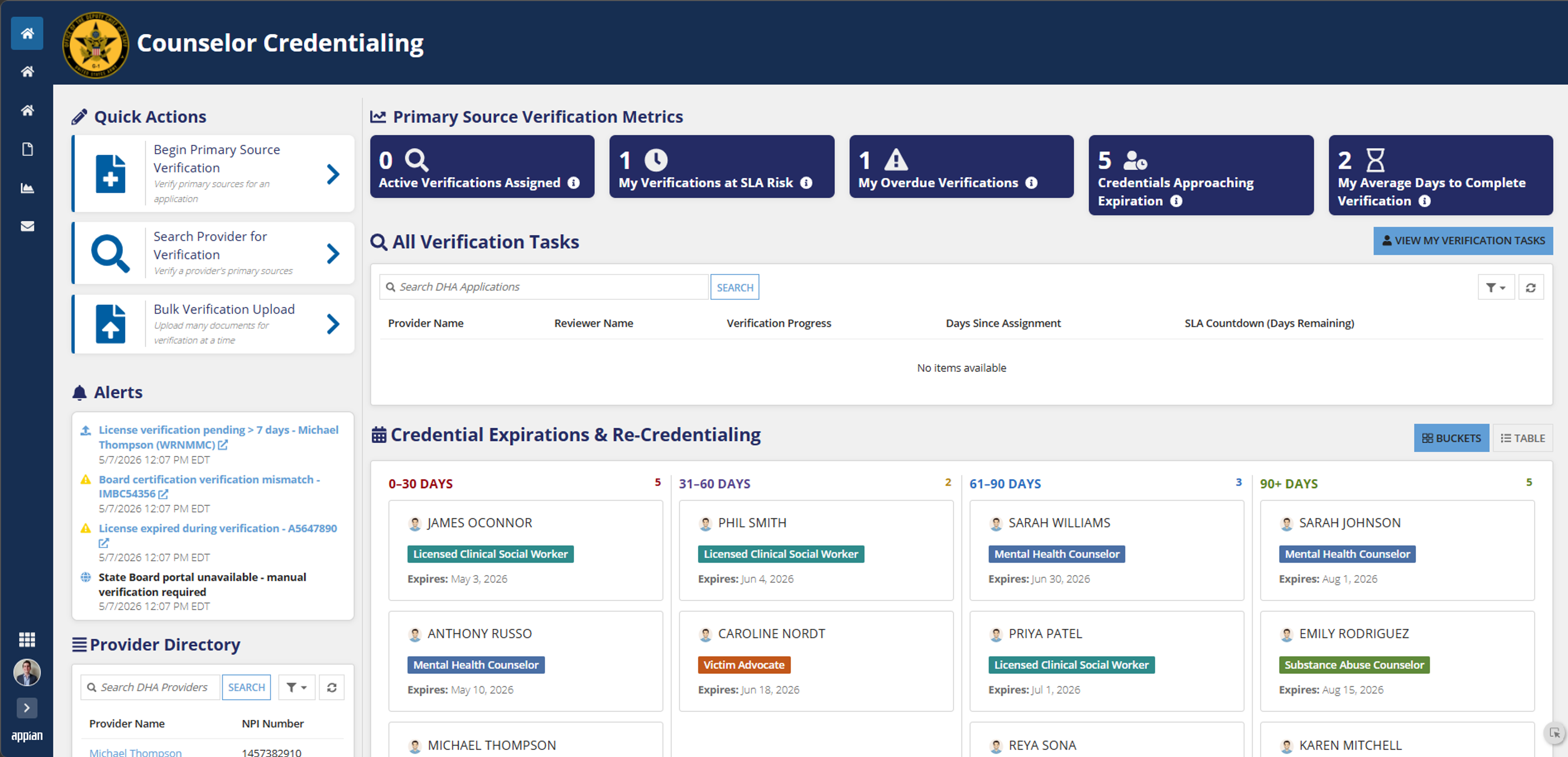 Provider Credentialing screenshot 1